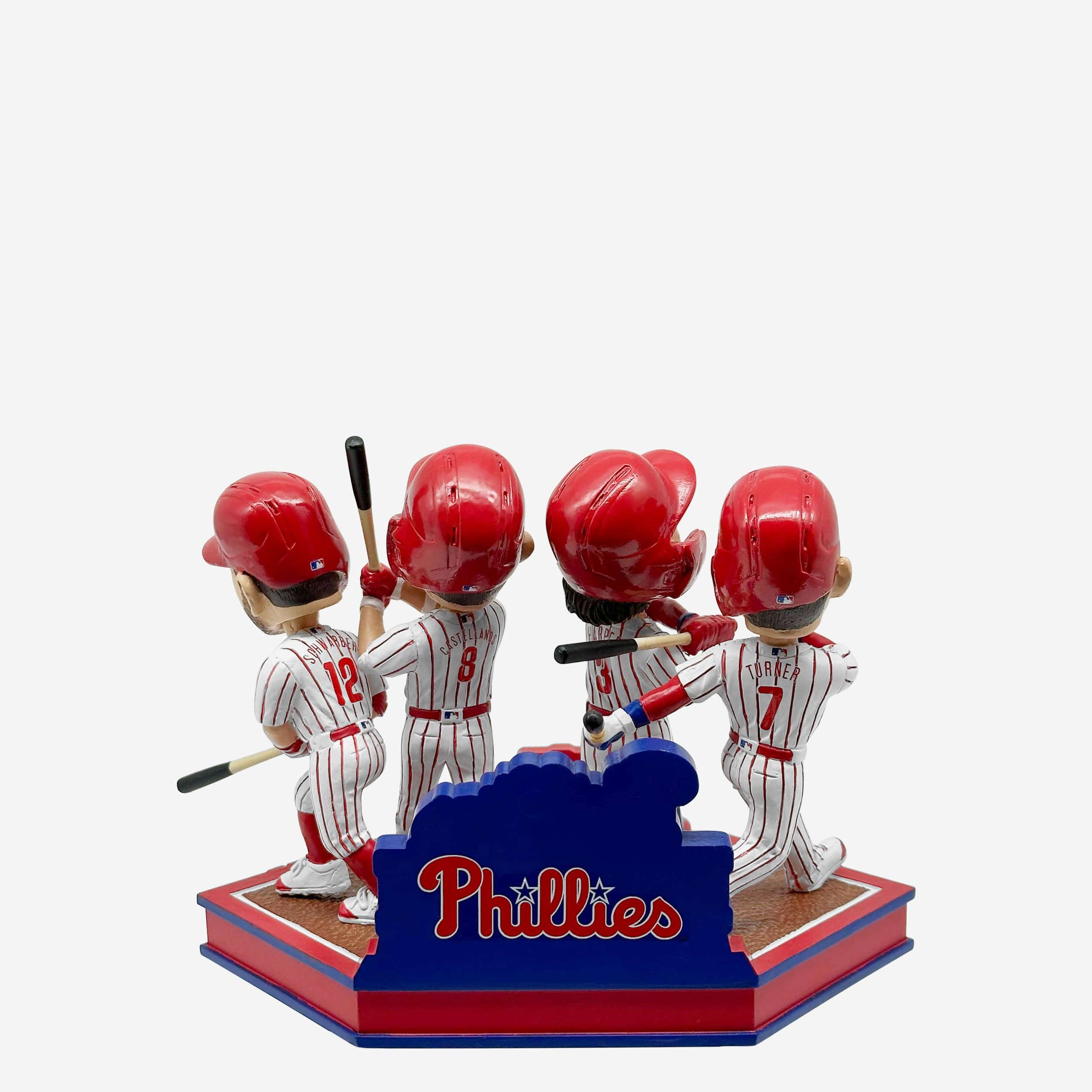 Philadelphia Phillies Postseason Home Runs in Five Game Span Record Mini Bobblehead Scene - Image 5
