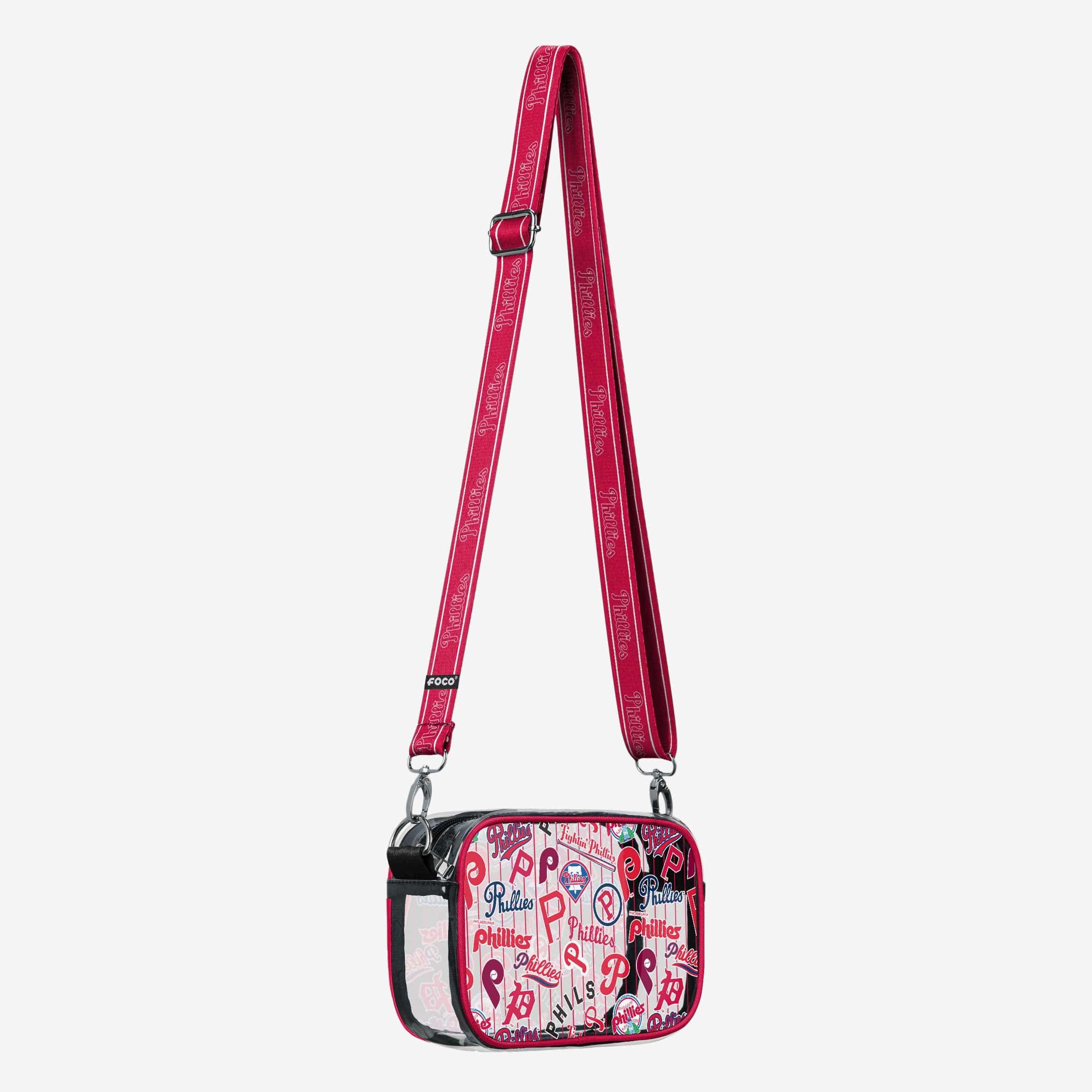 Philadelphia Phillies Repeat Retro Print Clear Crossbody Bag - Image 2