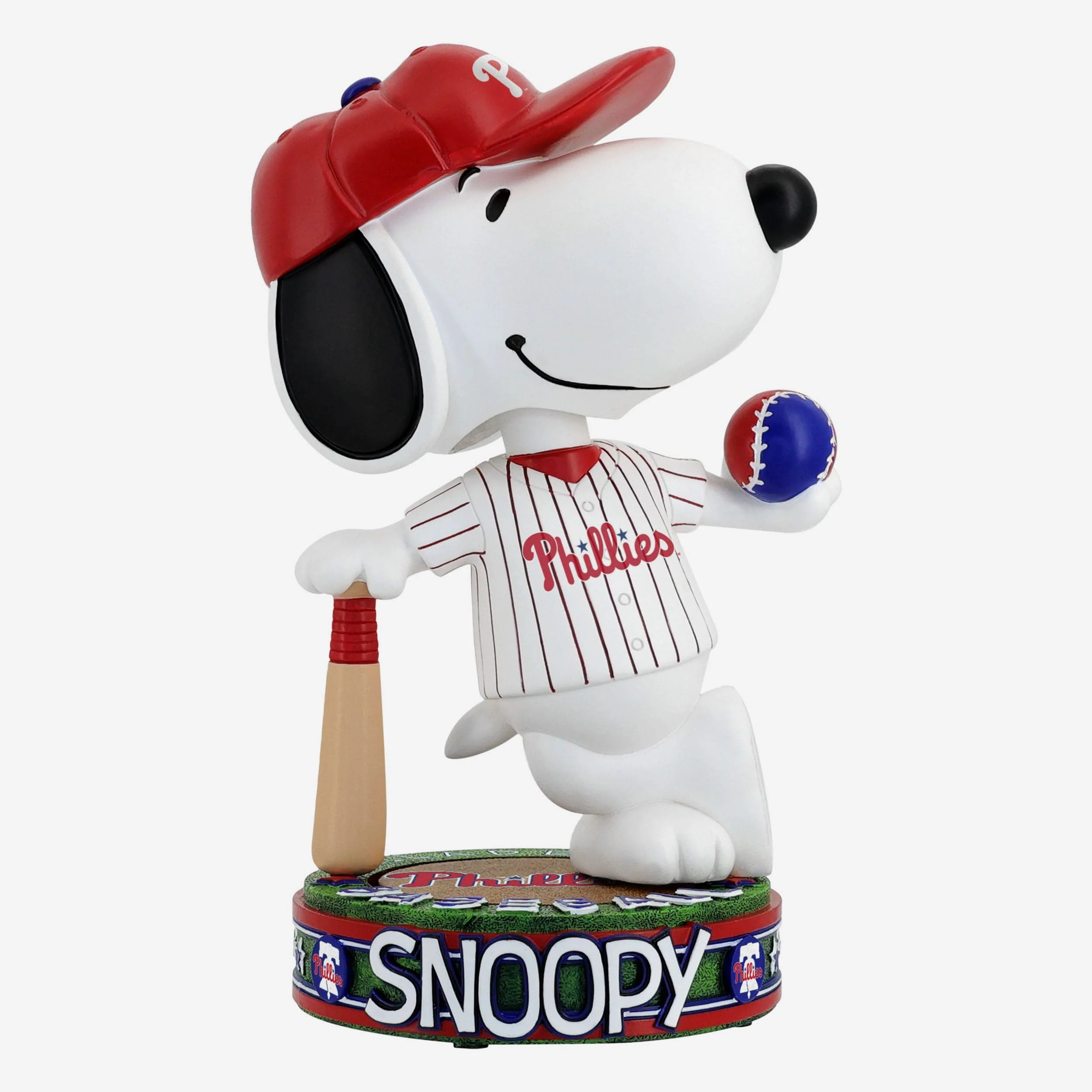 Philadelphia Phillies Snoopy Peanuts Batter Up Bighead Bobblehead