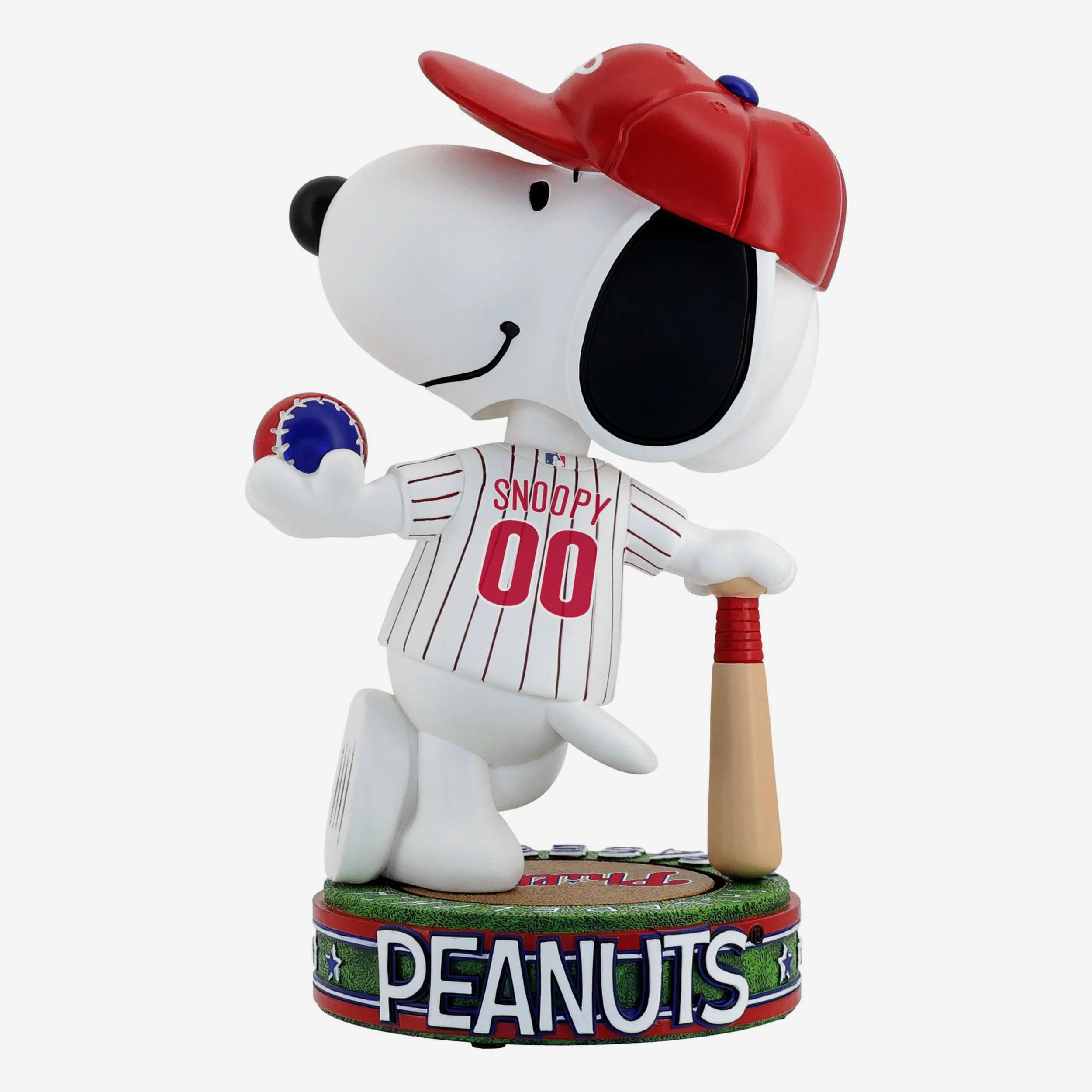 Philadelphia Phillies Snoopy Peanuts Batter Up Bighead Bobblehead - Image 5