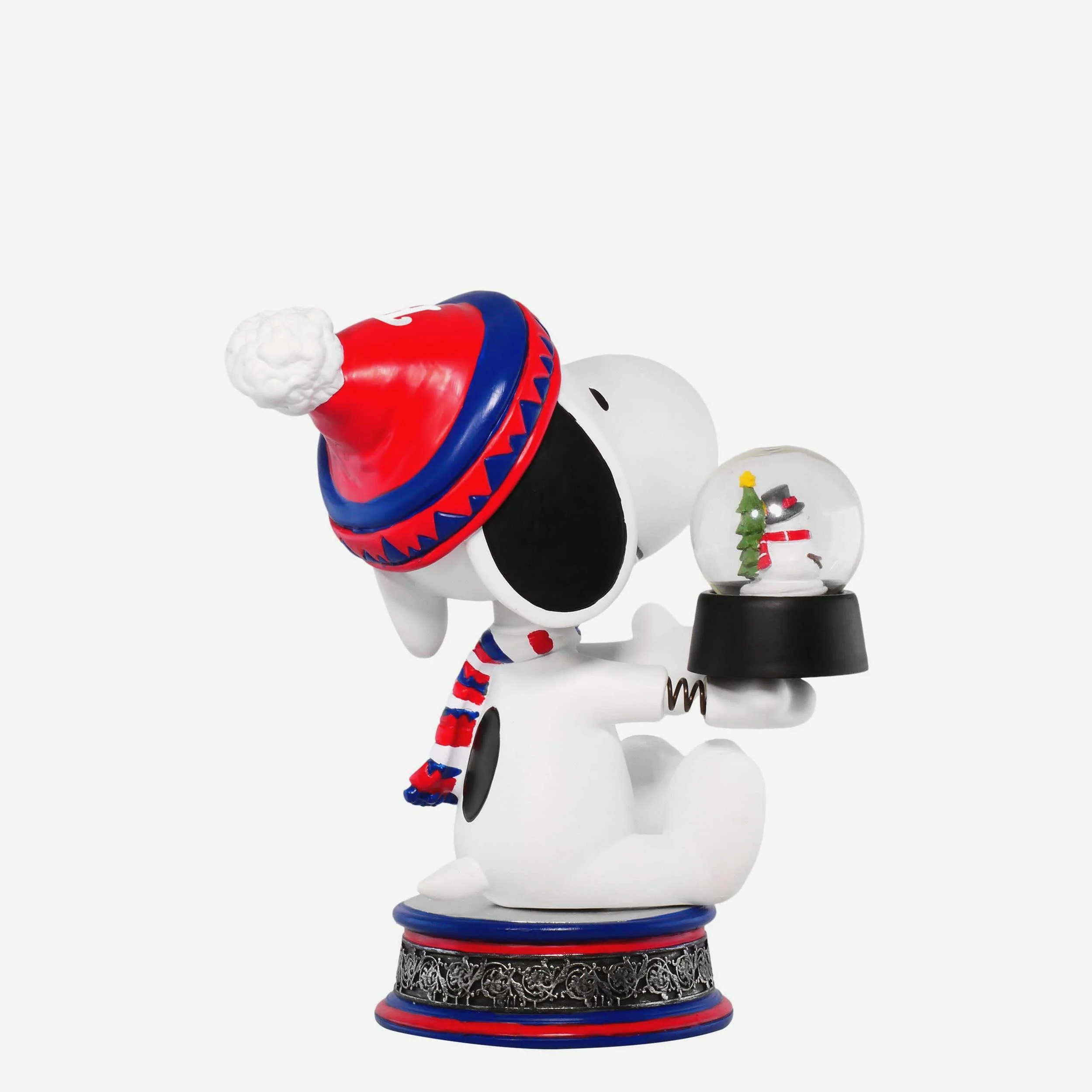 Philadelphia Phillies Snoopy Peanuts Snow Globe Bobblehead - Image 5