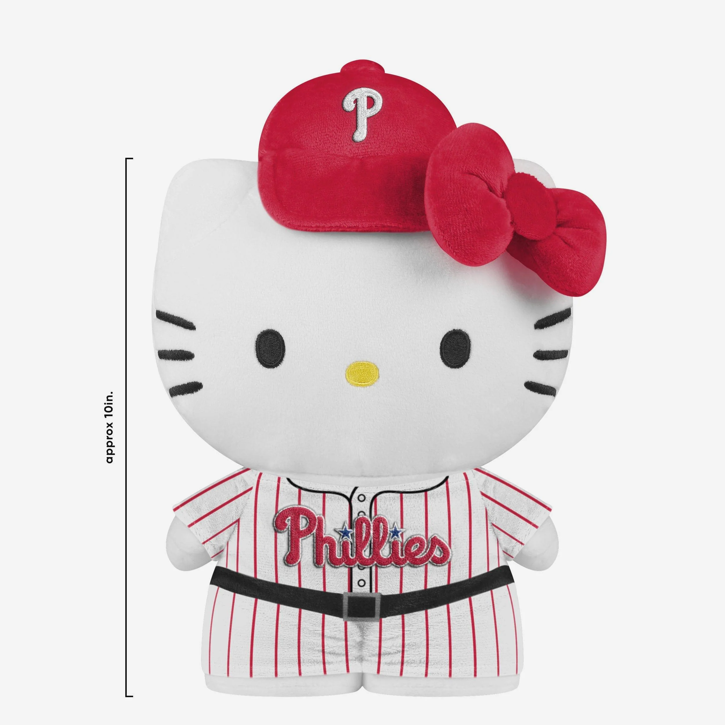 Philadelphia Phillies Team Color Bow Hello Kitty® Jersey Plush - Image 2