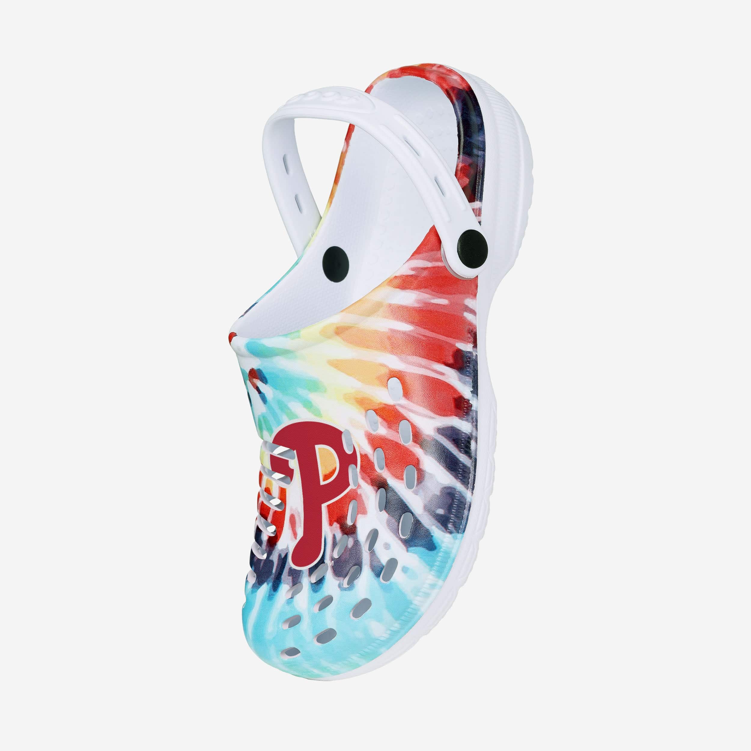 Philadelphia Phillies Womens Tie-Dye Clog With Strap - Image 2