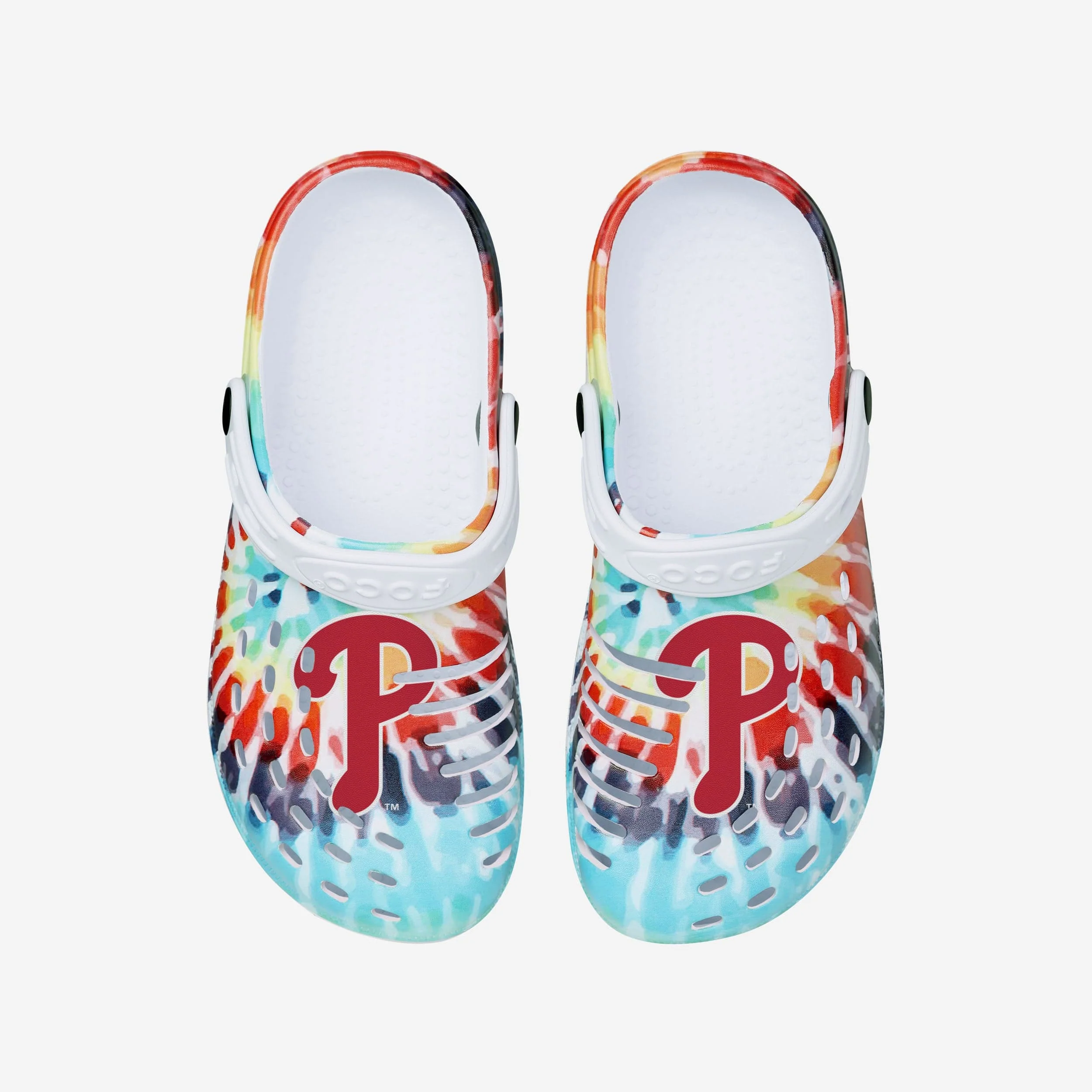 Philadelphia Phillies Womens Tie-Dye Clog With Strap - Image 4