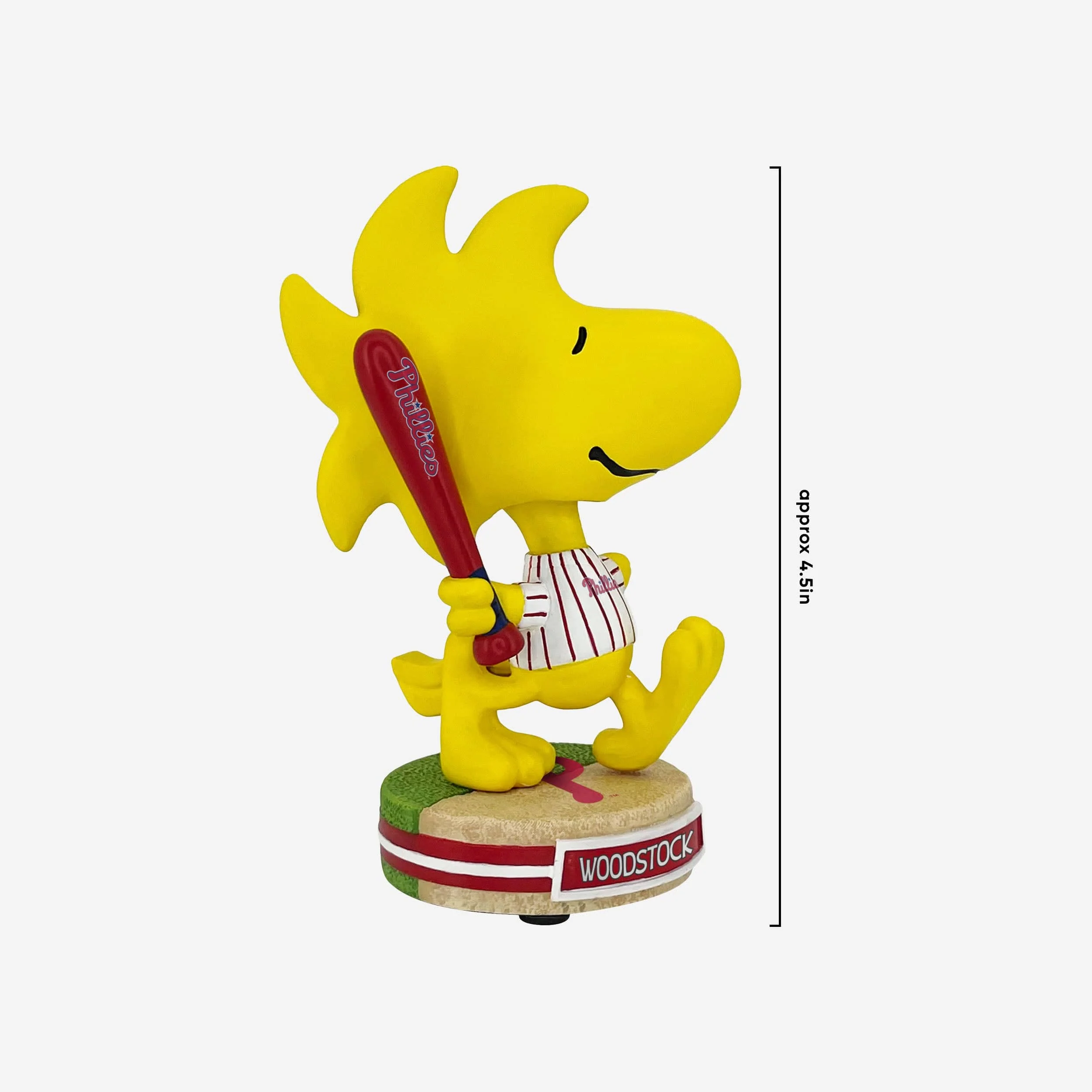 Philadelphia Phillies Woodstock Peanuts Mini Bighead Bobblehead - Image 4