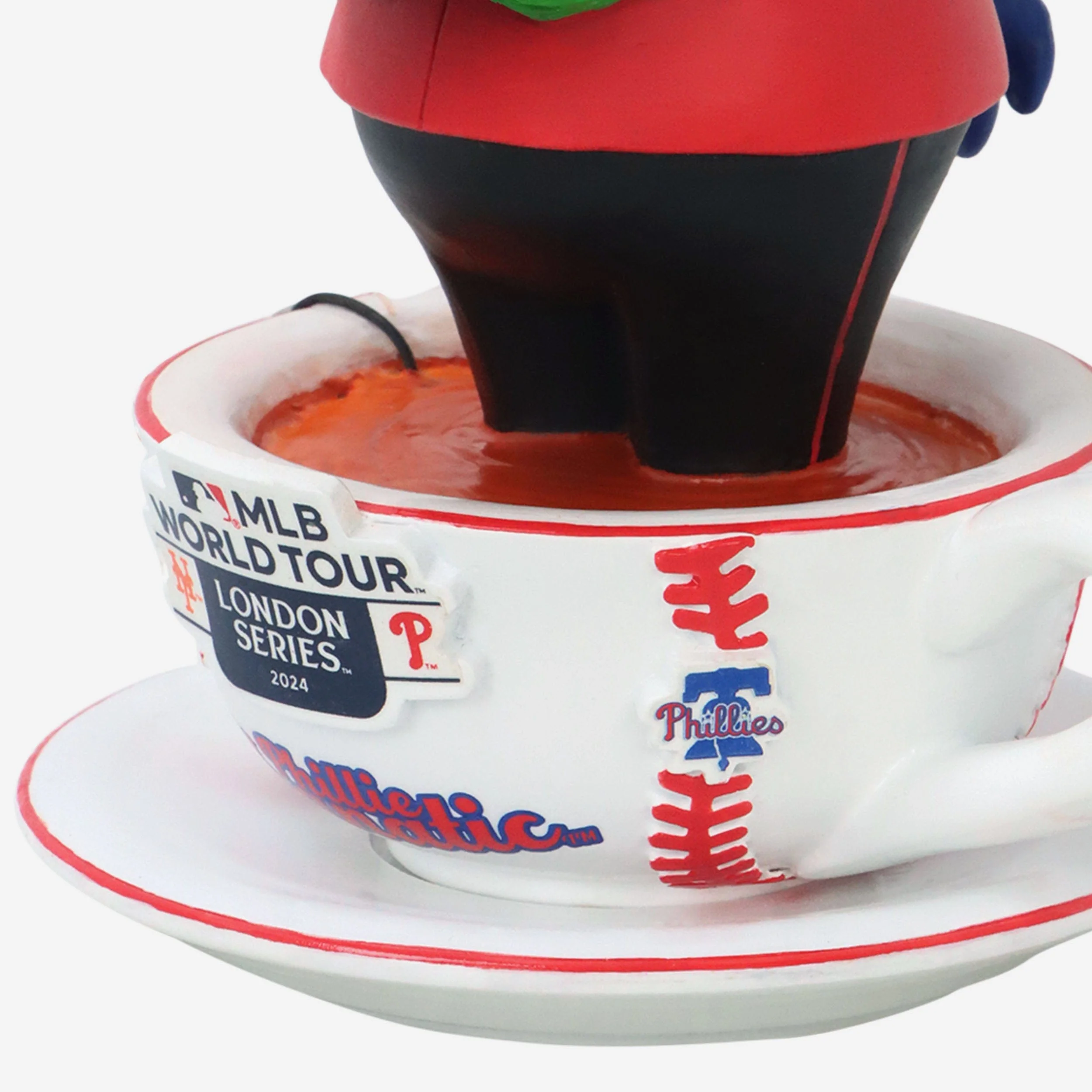 Phillie Phanatic Philadelphia Phillies 2024 MLB London Series Teatime Bobblehead - Image 3