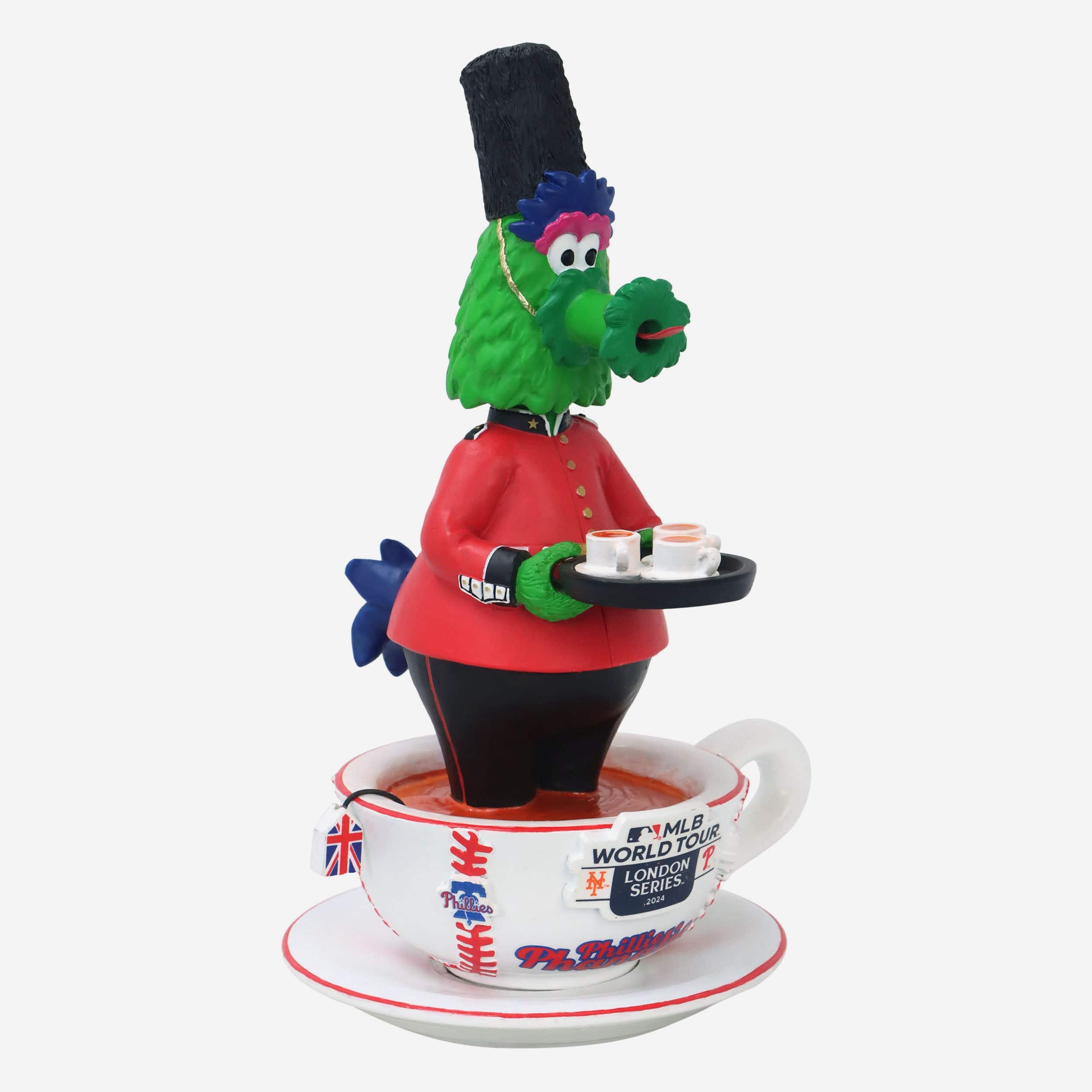 Phillie Phanatic Philadelphia Phillies 2024 MLB London Series Teatime Bobblehead - Image 4
