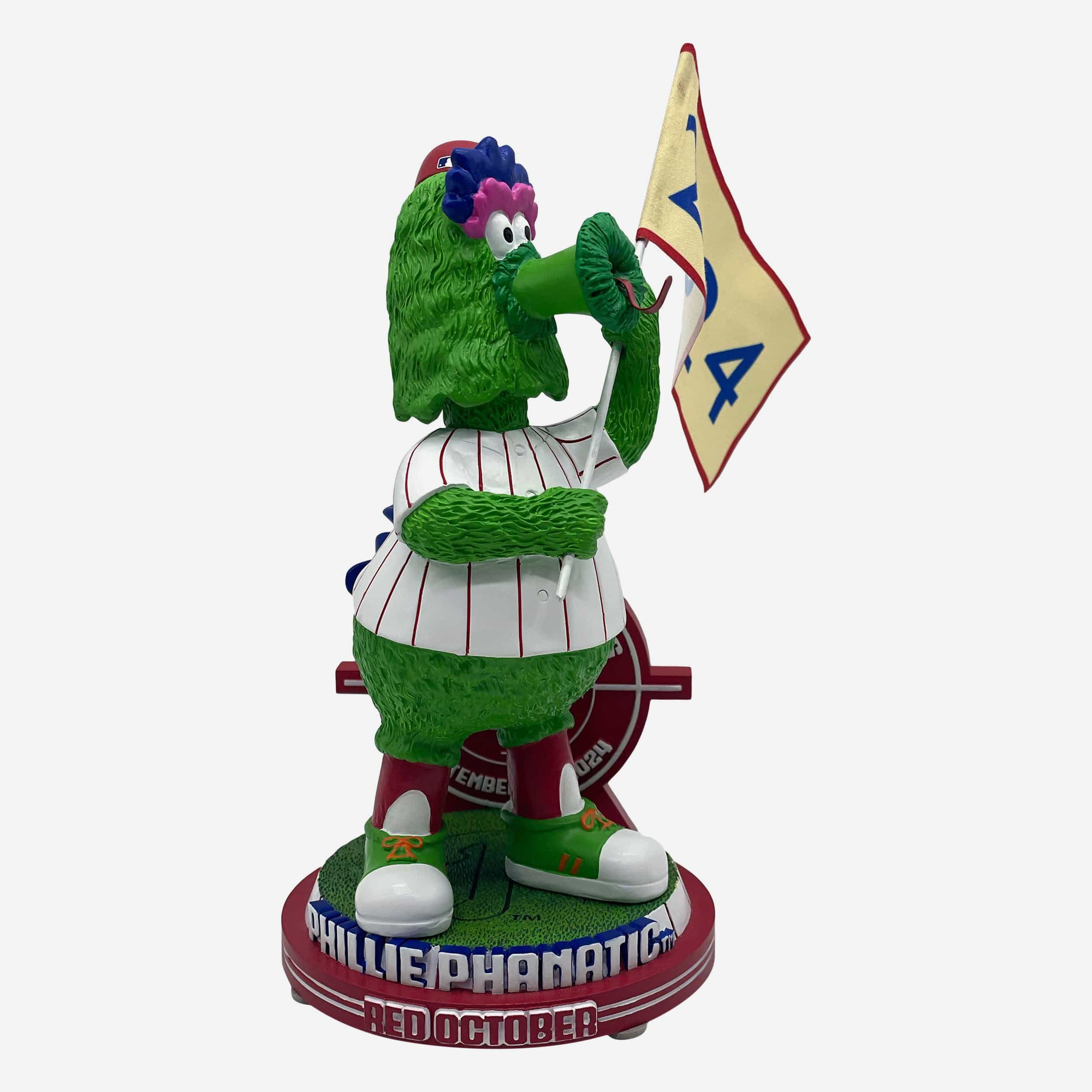 Phillie Phanatic Philadelphia Phillies 2024 Red October Flag Mascot Bobblehead