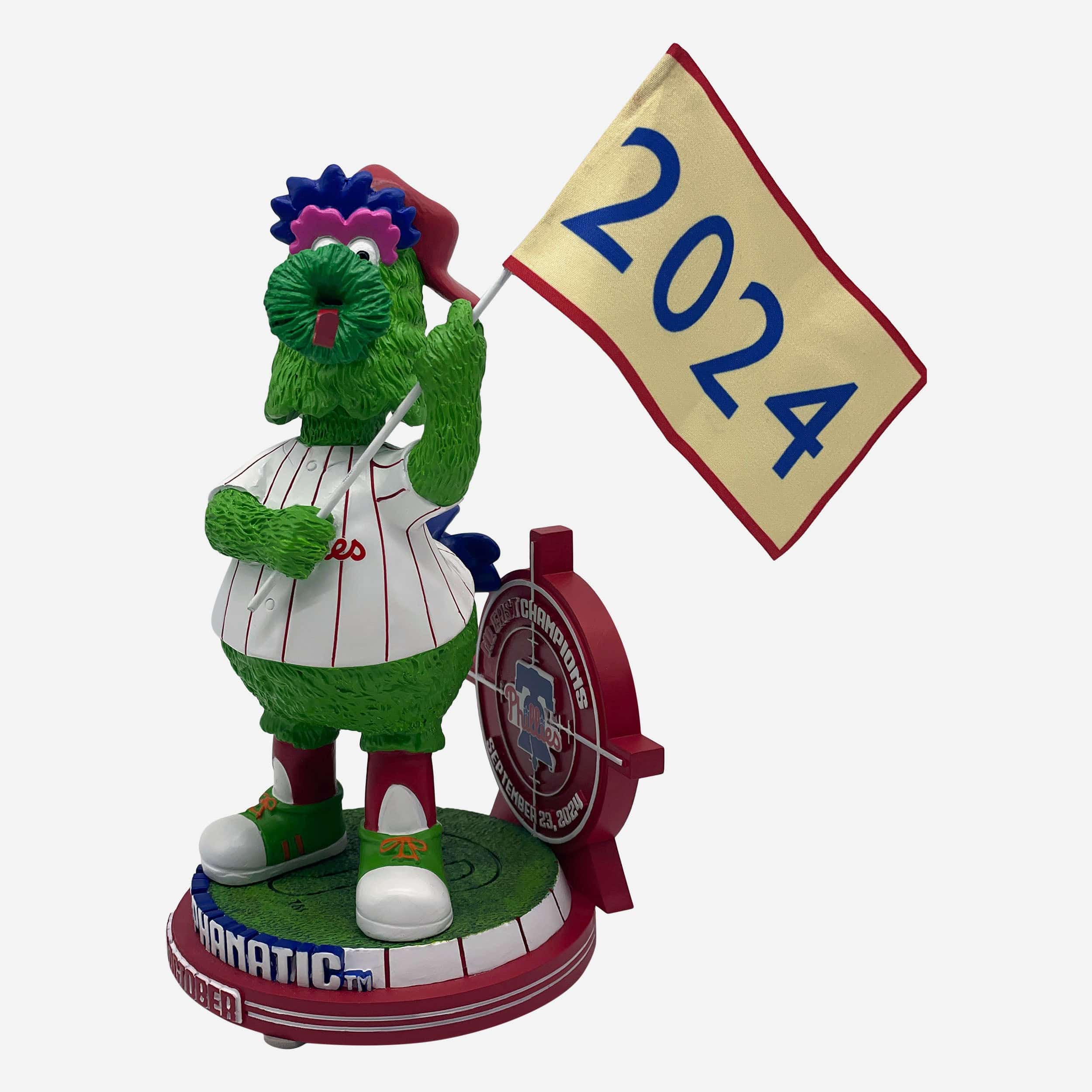 Phillie Phanatic Philadelphia Phillies 2024 Red October Flag Mascot Bobblehead - Image 4