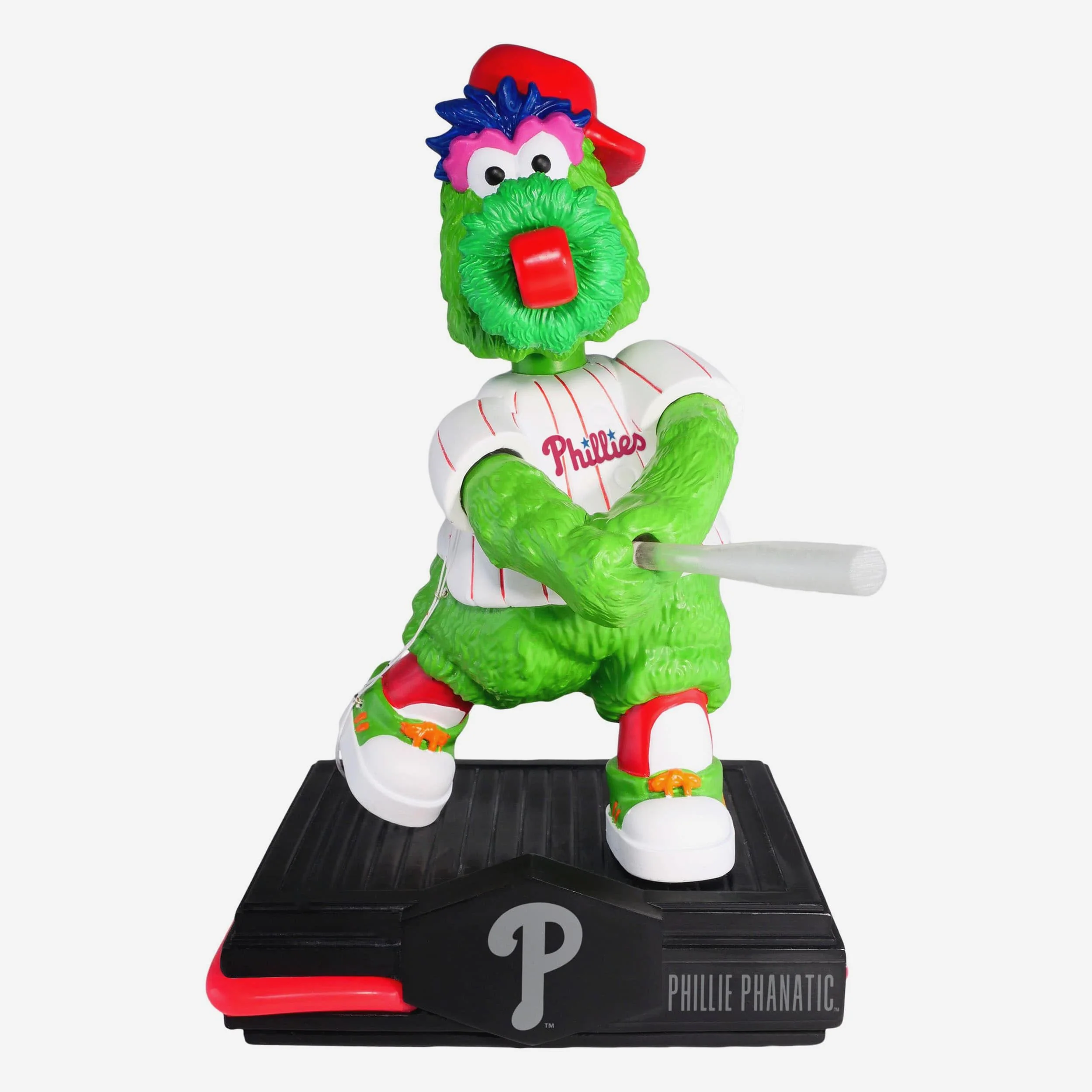 Phillie Phanatic Philadelphia Phillies 2026 Light Up Bat Mascot Bobblehead