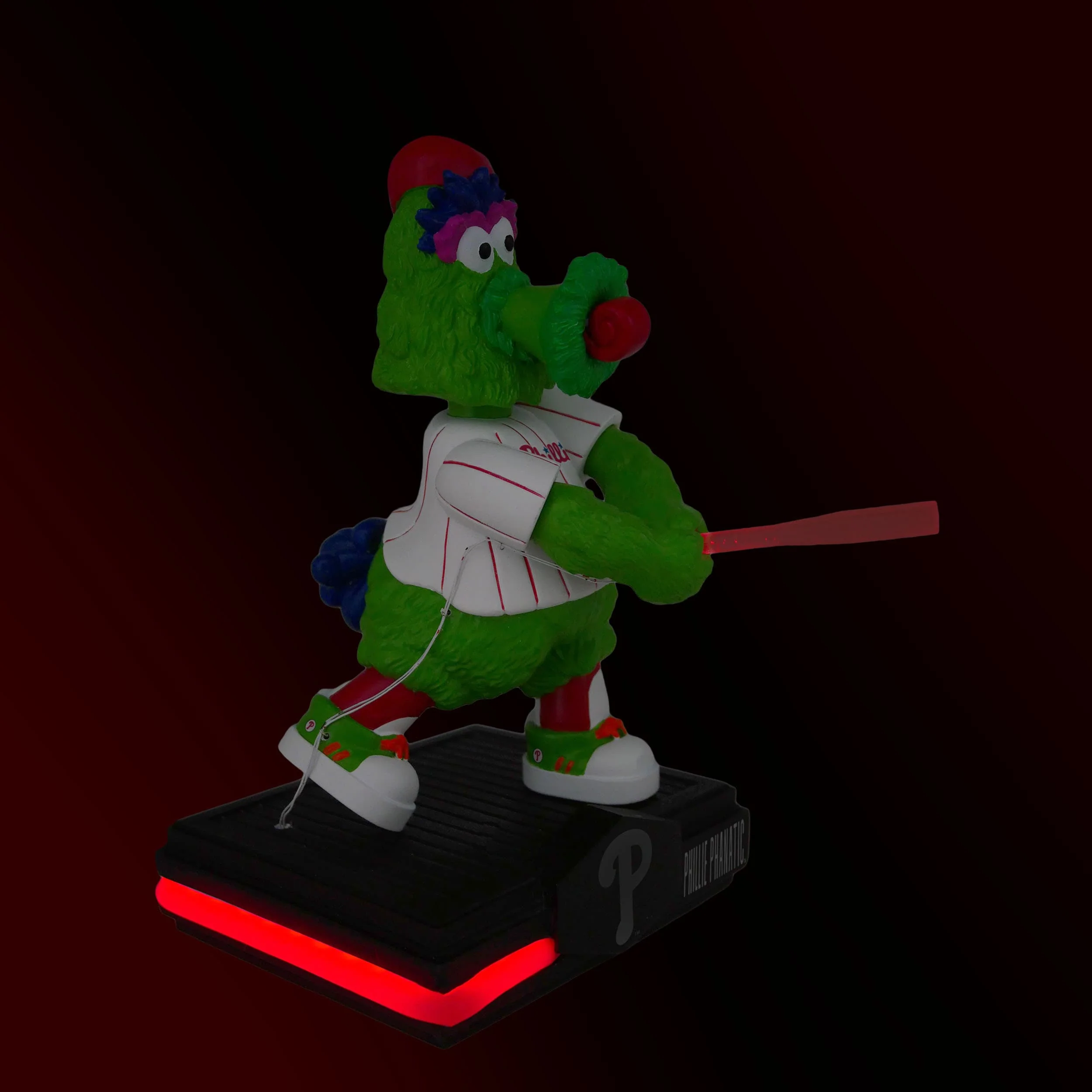 Phillie Phanatic Philadelphia Phillies 2026 Light Up Bat Mascot Bobblehead - Image 5