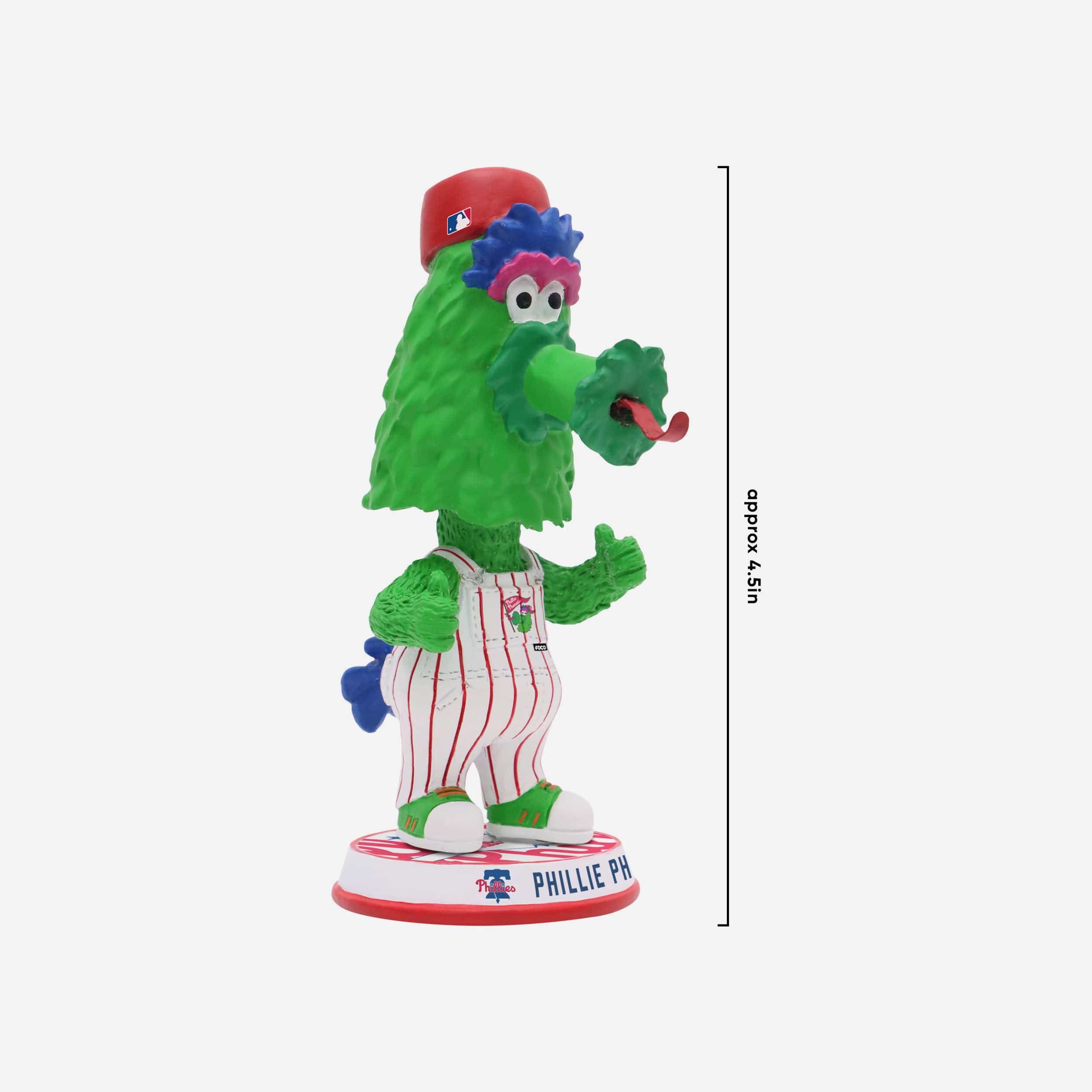 Phillie Phanatic Philadelphia Phillies Bib Overalls Mascot Mini Bighead Bobblehead - Image 4