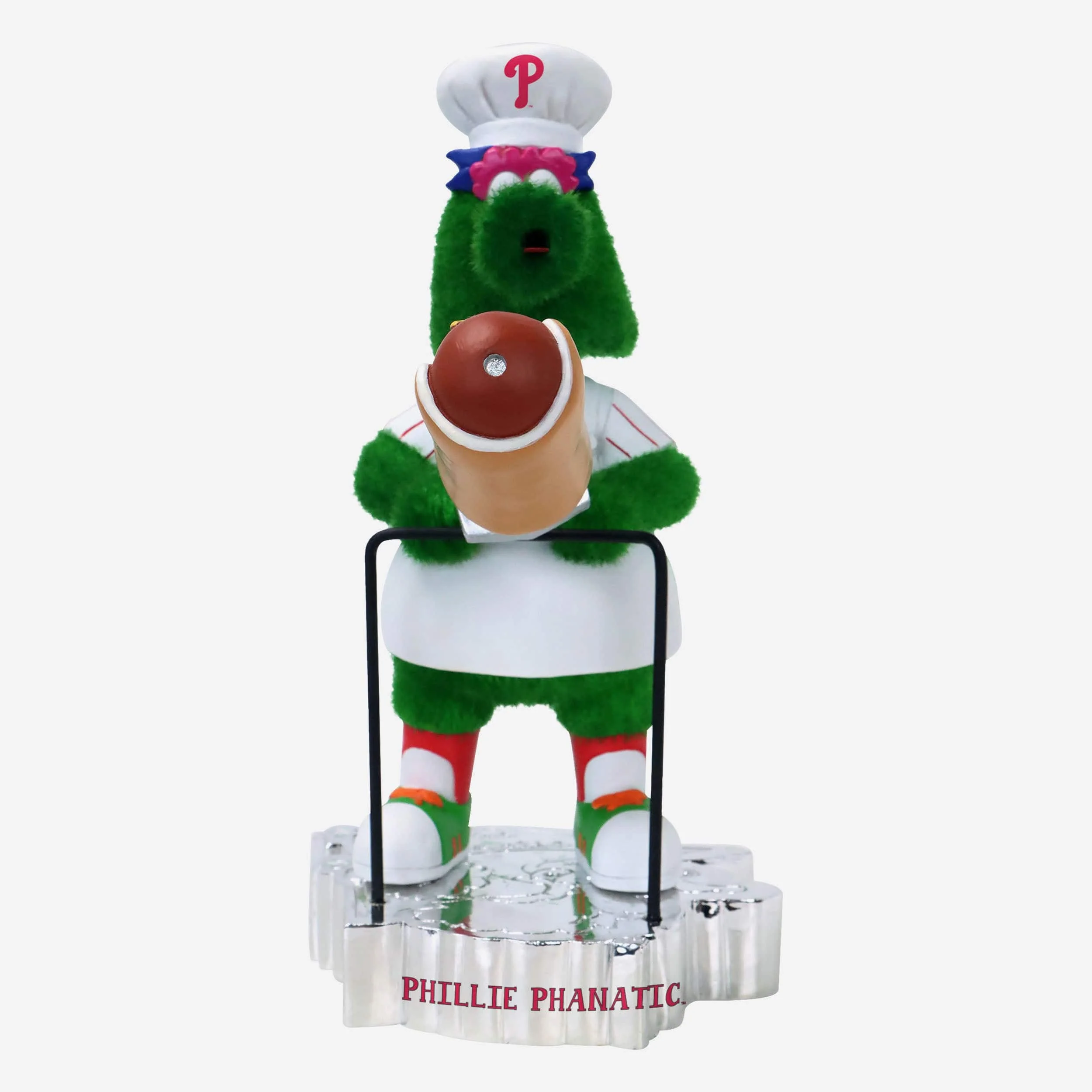 Phillie Phanatic Philadelphia Phillies Hot Dog Cannon Fuzzy Fur Mascot Bobblehead - Image 4