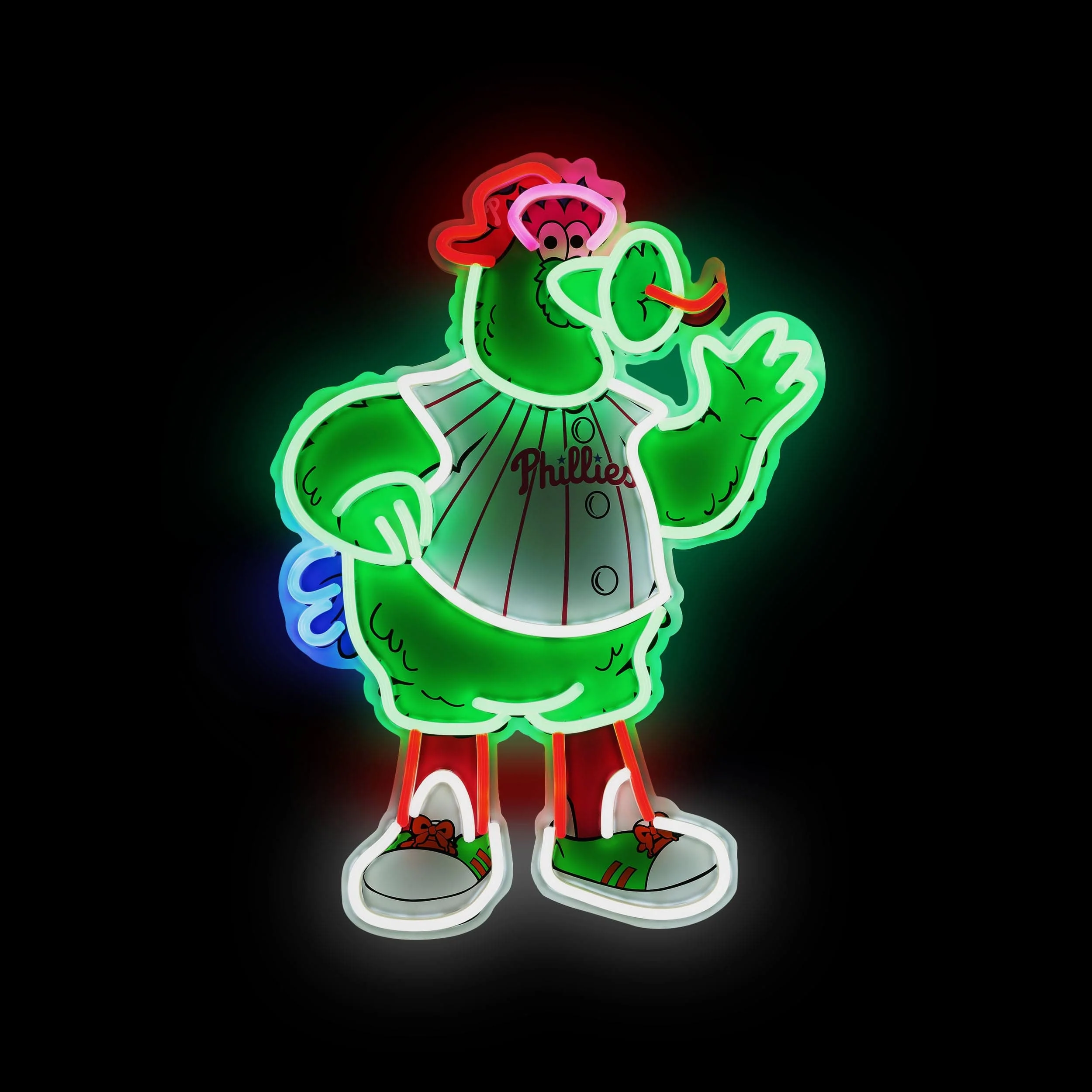 Phillie Phanatic Philadelphia Phillies LED Neon Light Up Mascot Sign - Image 2