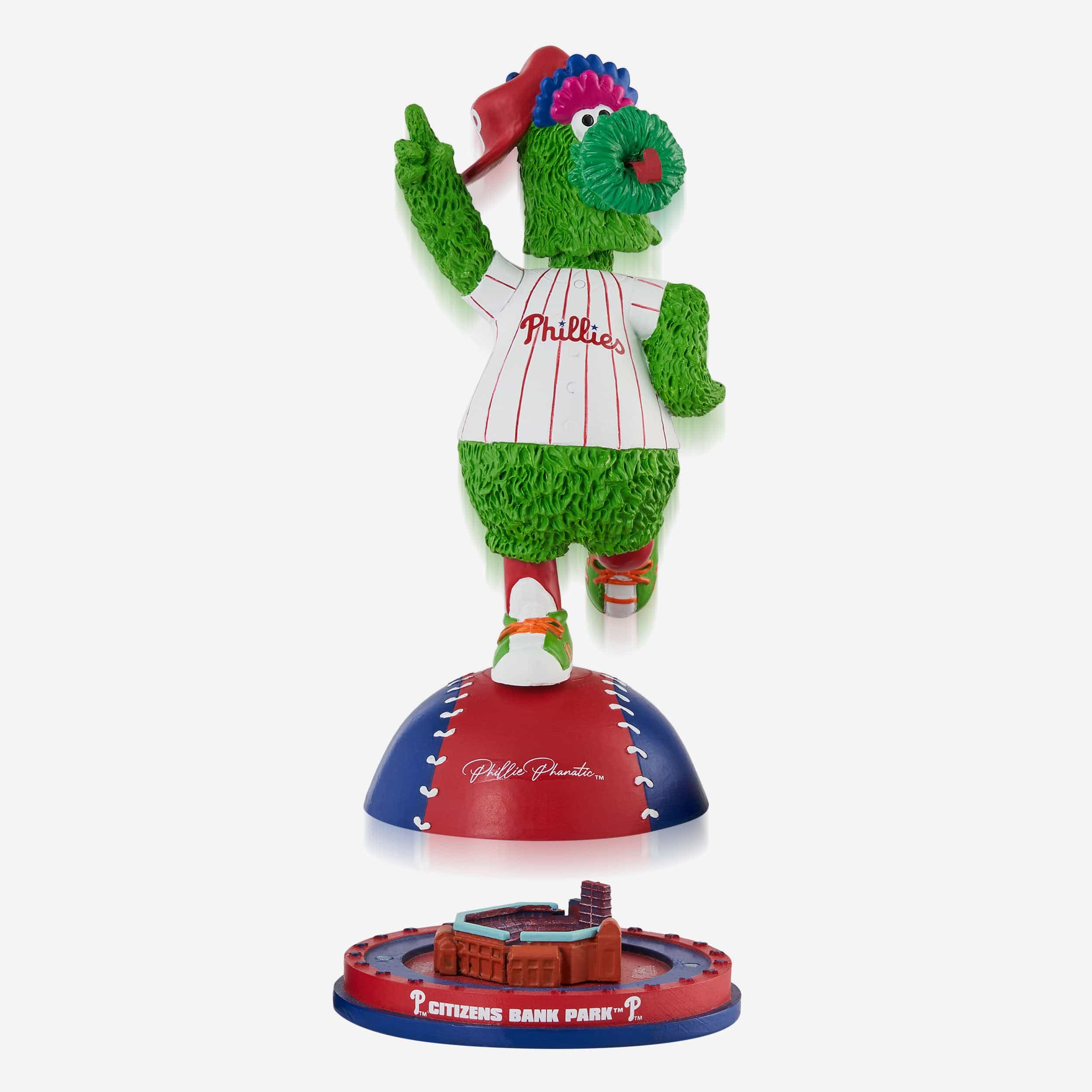 Phillie Phanatic Philadelphia Phillies Magnetic Stadium Base Mascot Bobblehead - Image 2