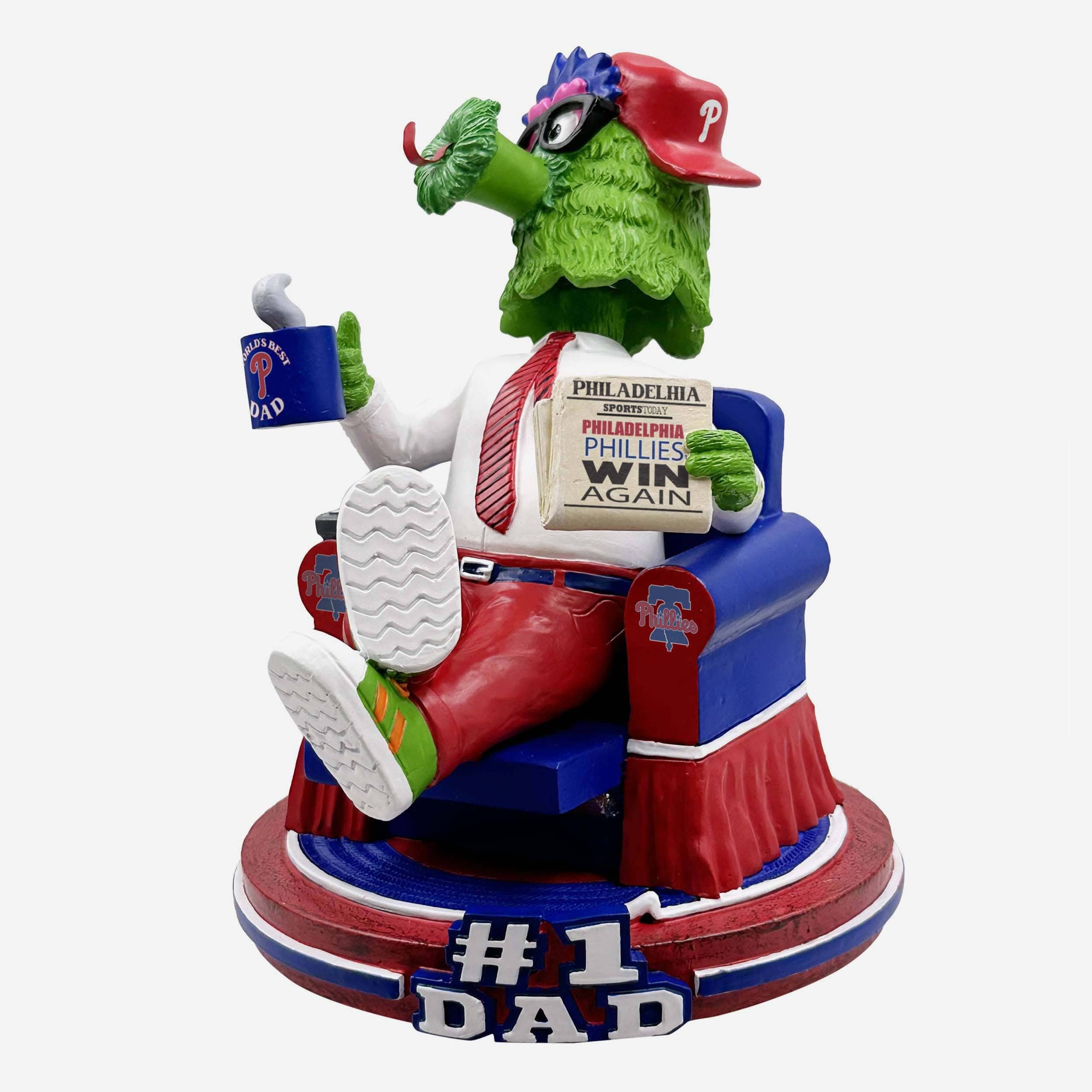 Phillie Phanatic Philadelphia Phillies No 1 Dad Mascot Bobblehead