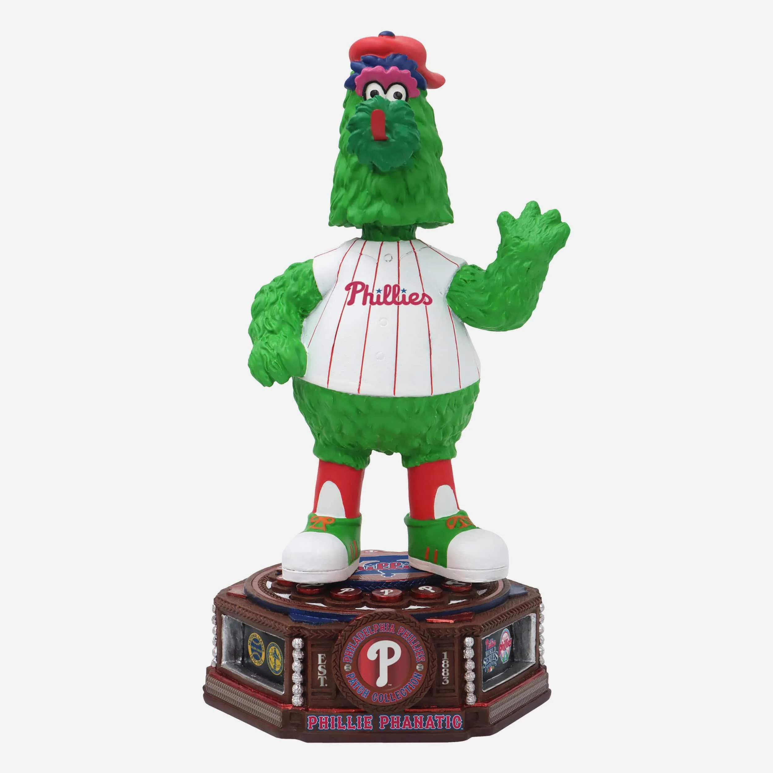 Phillie Phanatic Philadelphia Phillies Patch Collection Mascot Bobblehead