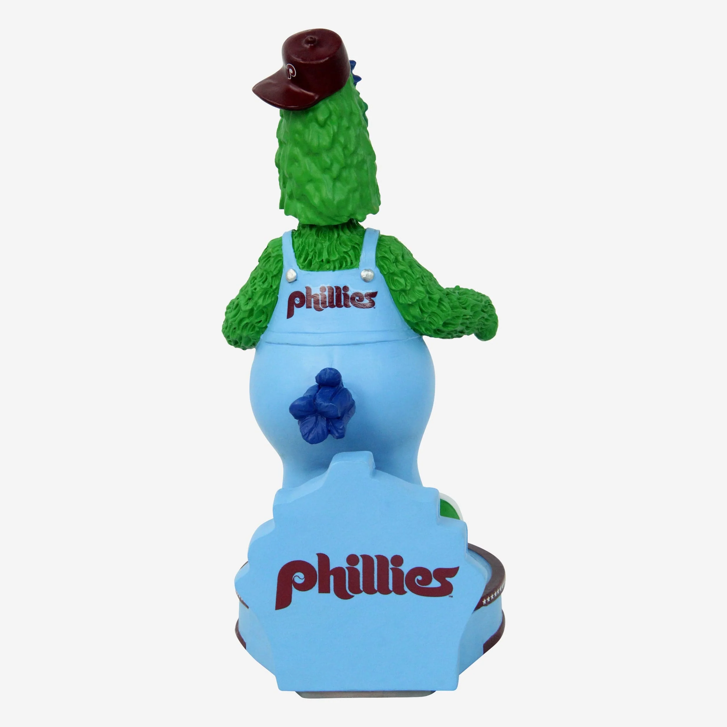 Phillie Phanatic Philadelphia Phillies Powder Blue Bib Overalls Back-to-Back NLCS Mascot Bobblehead - Image 5