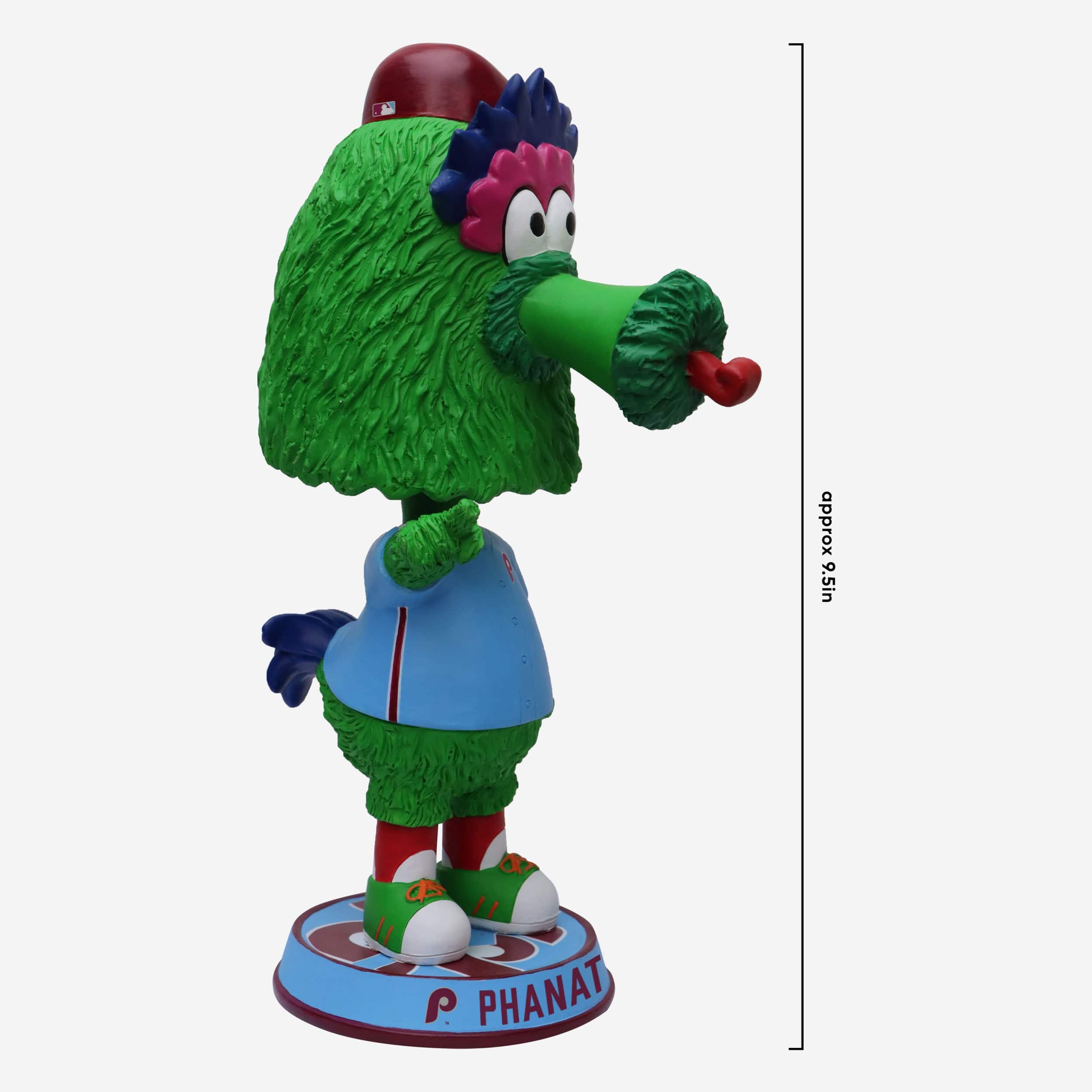 Phillie Phanatic Philadelphia Phillies Powder Blue Uniform Field Stripe Mascot Bighead Bobblehead - Image 4