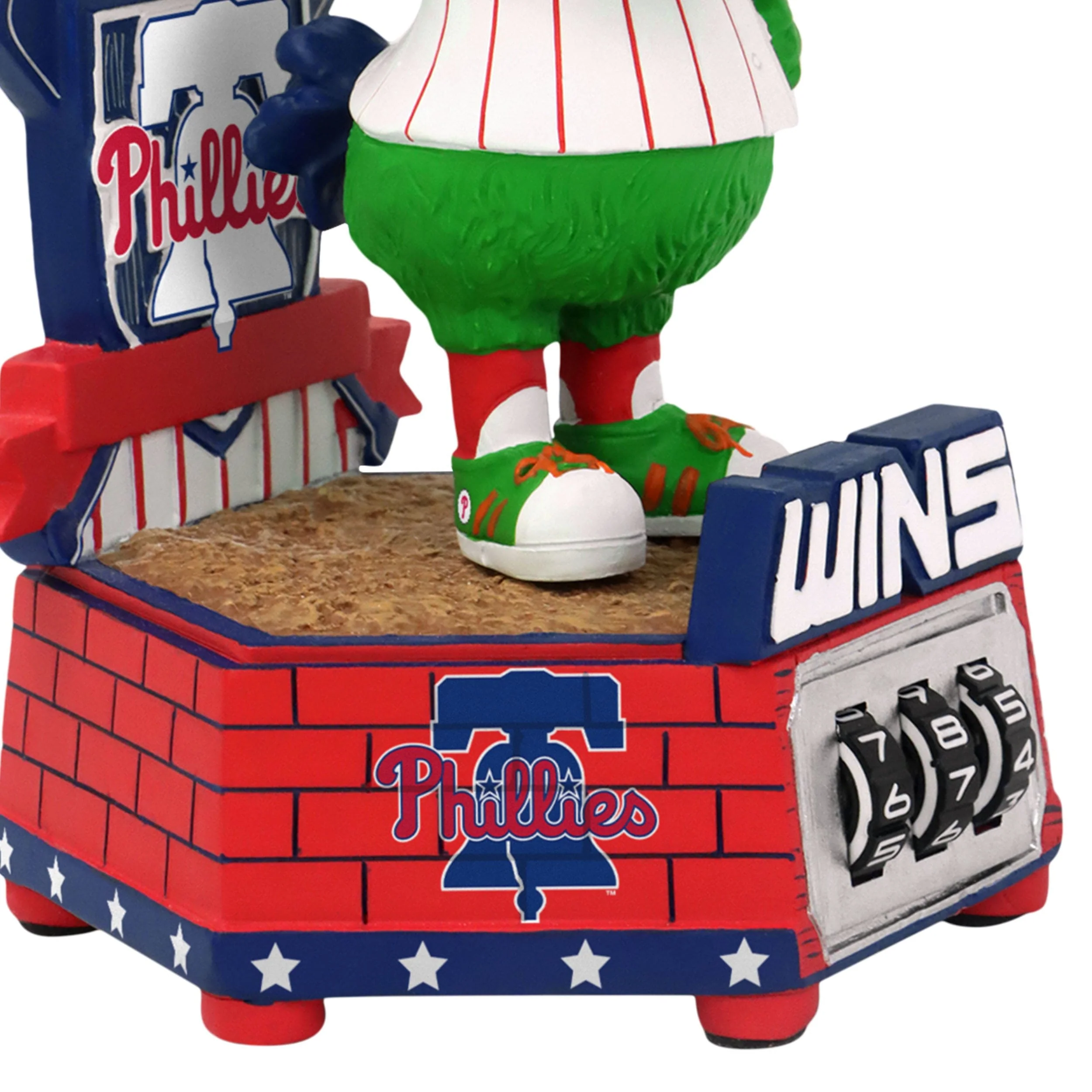 Phillie Phanatic Philadelphia Phillies Win Counter Medium Bighead Bobblehead - Image 3