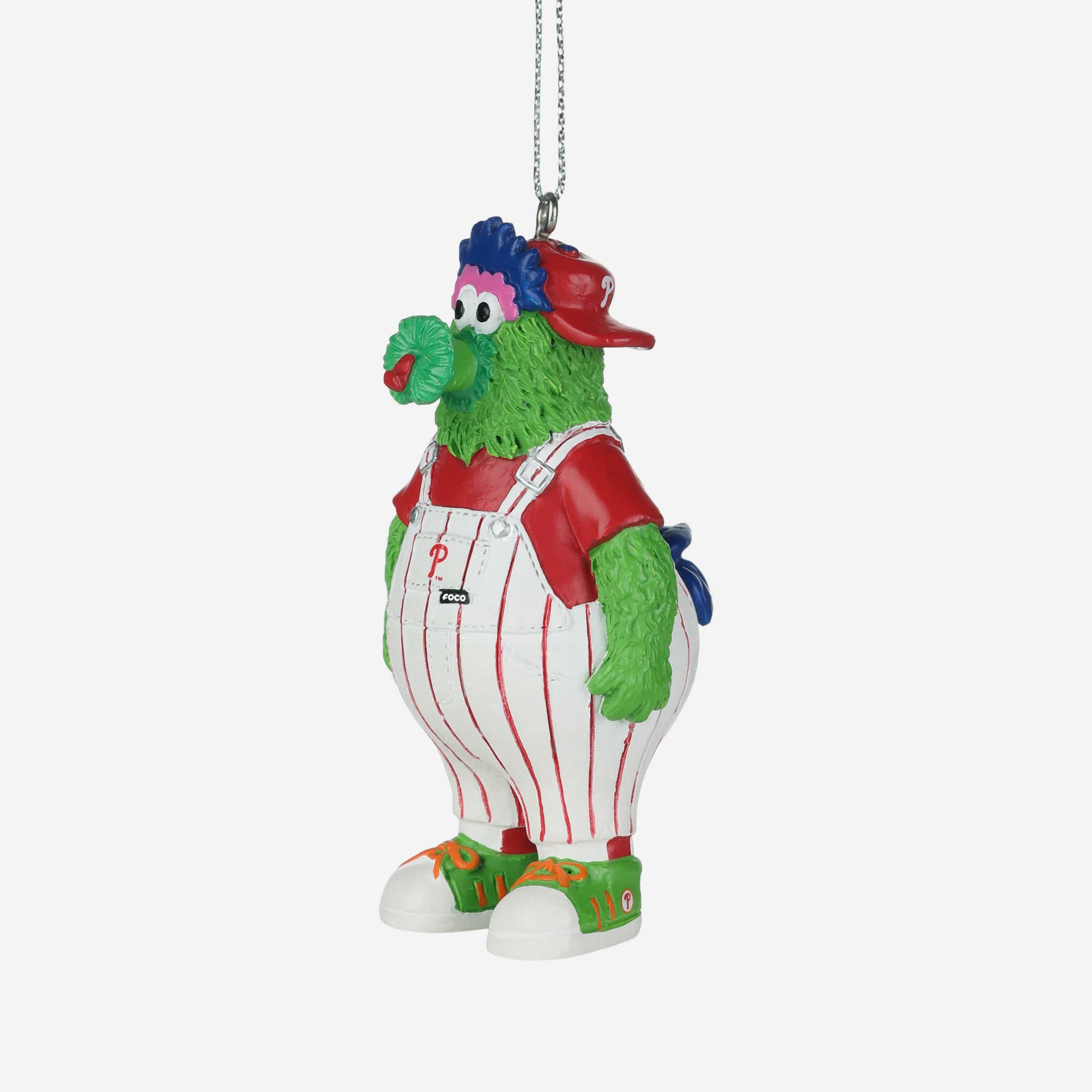 Phillie Phanatic Philadelphia Phillies Bib Overalls Mini Mascot Ornament - Image 2