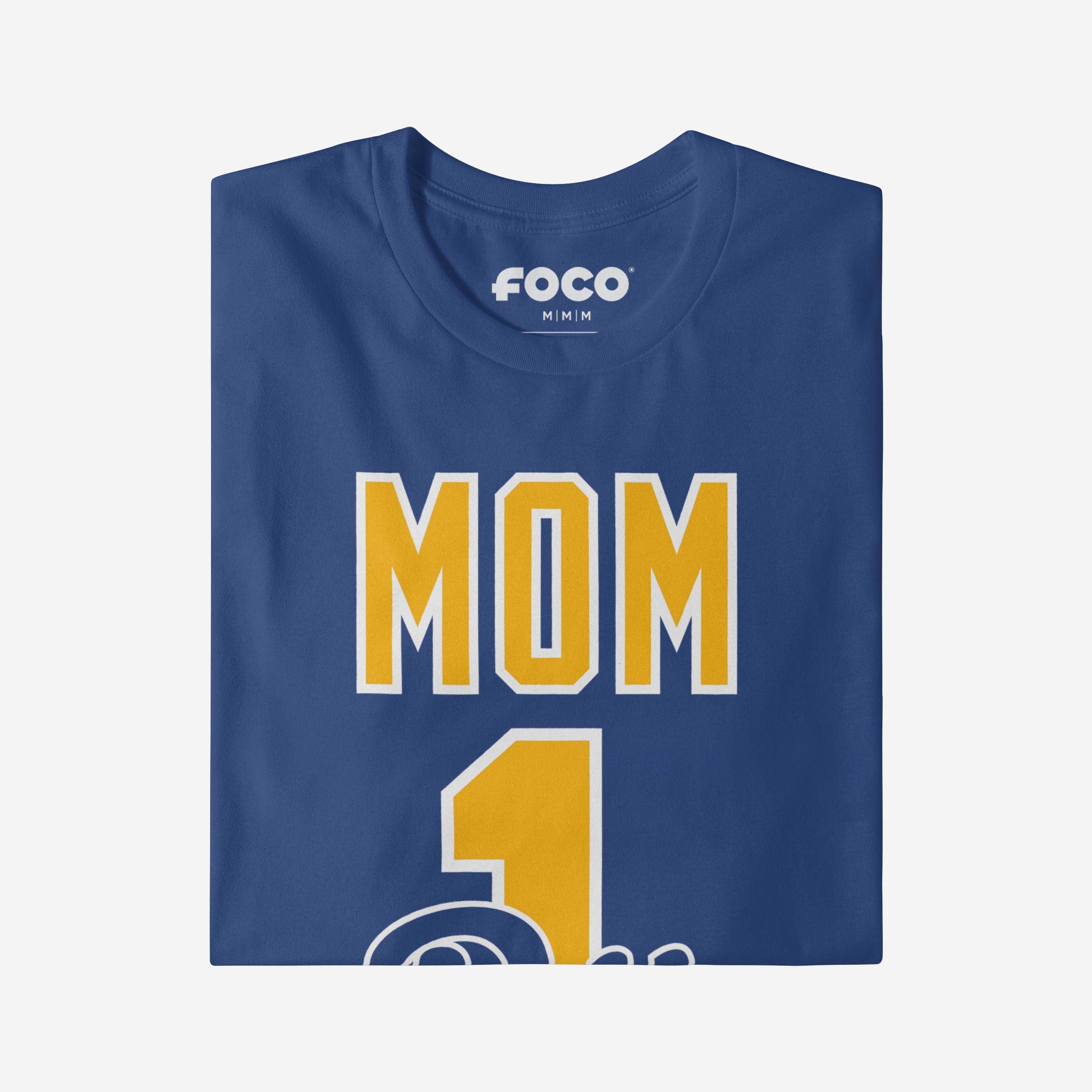 Pittsburgh Panthers Number 1 Mom T-Shirt - Image 4