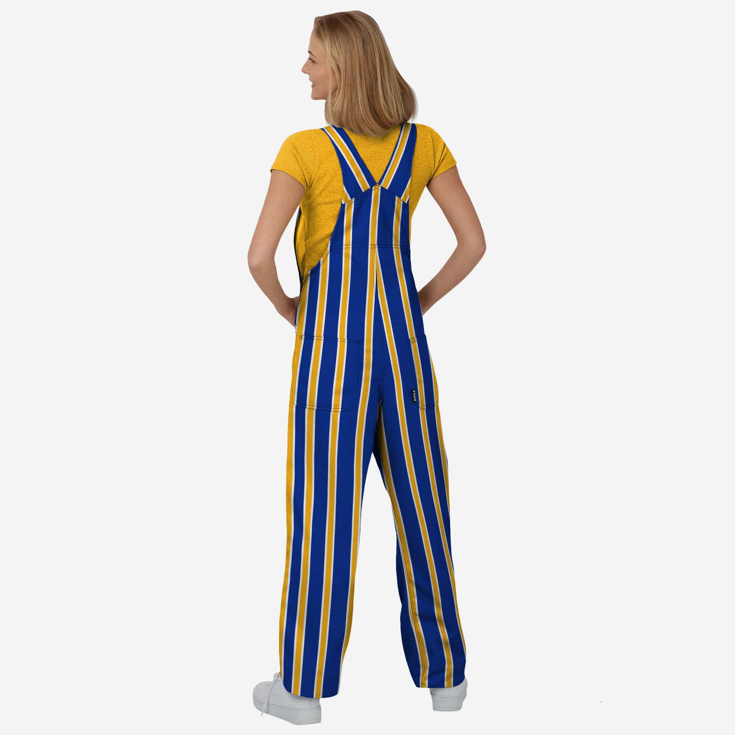 Pittsburgh Panthers Womens Sideline Spirit Bib Overalls - Image 2