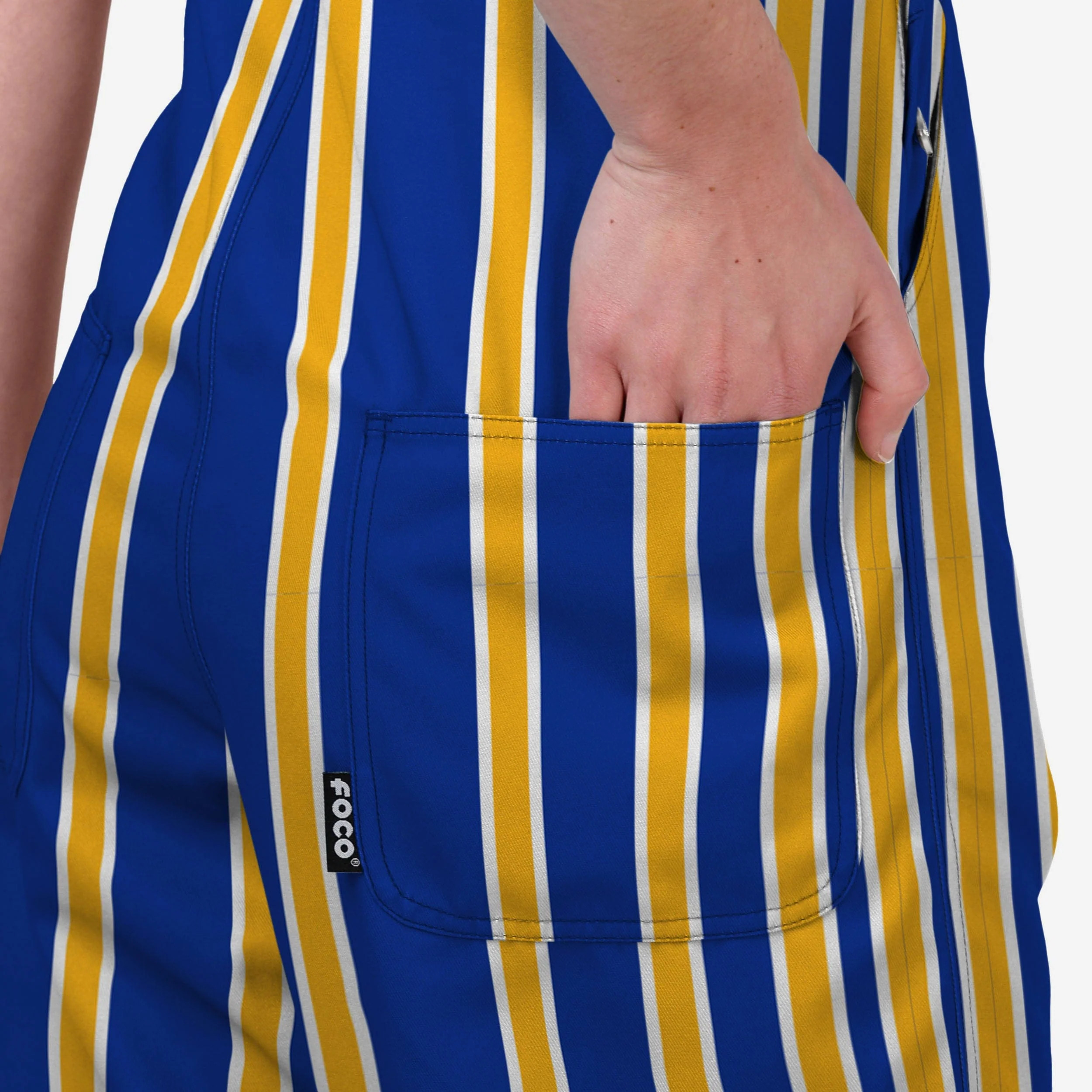 Pittsburgh Panthers Womens Sideline Spirit Bib Overalls - Image 6