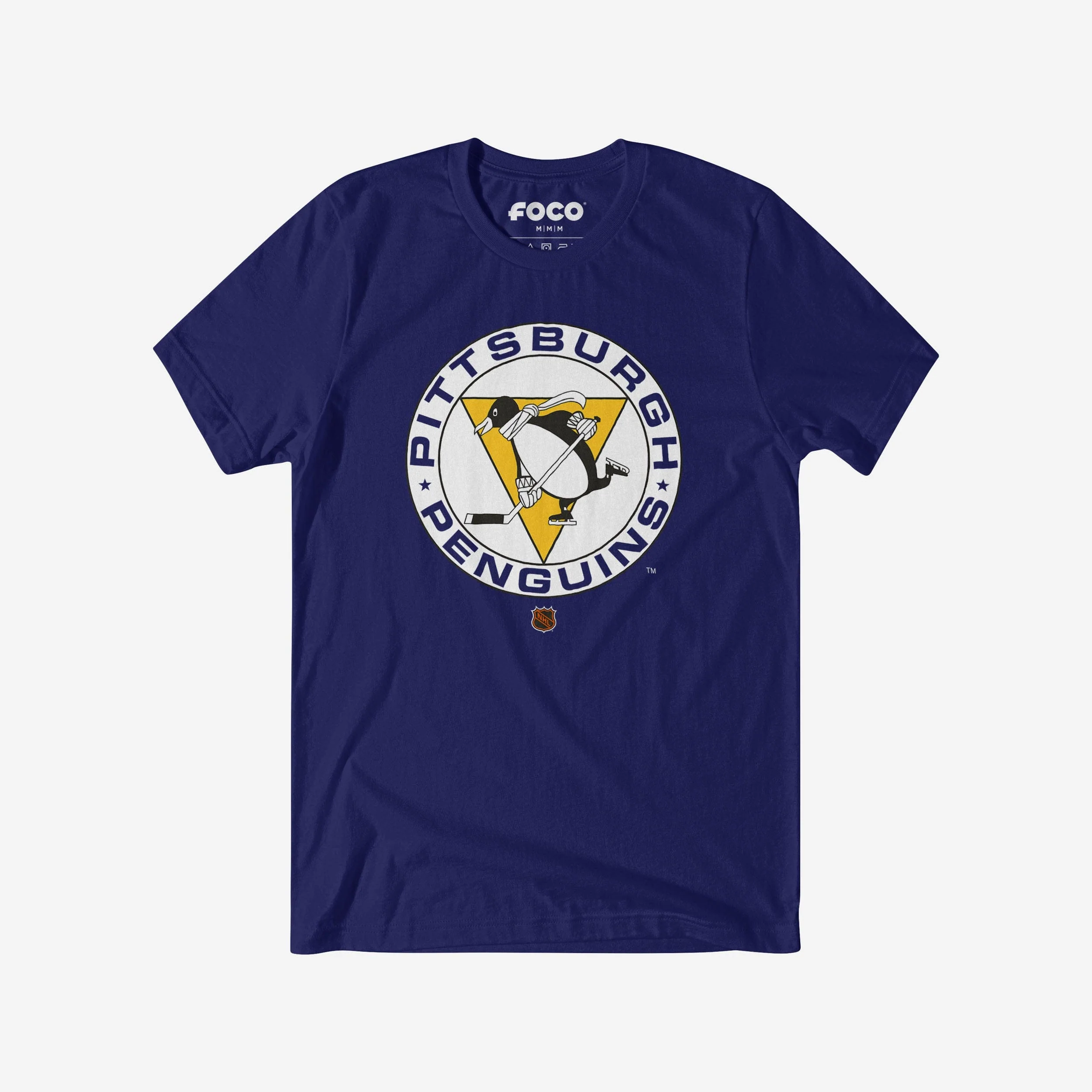 Pittsburgh Penguins 1967 Retro Logo T-Shirt - Image 4