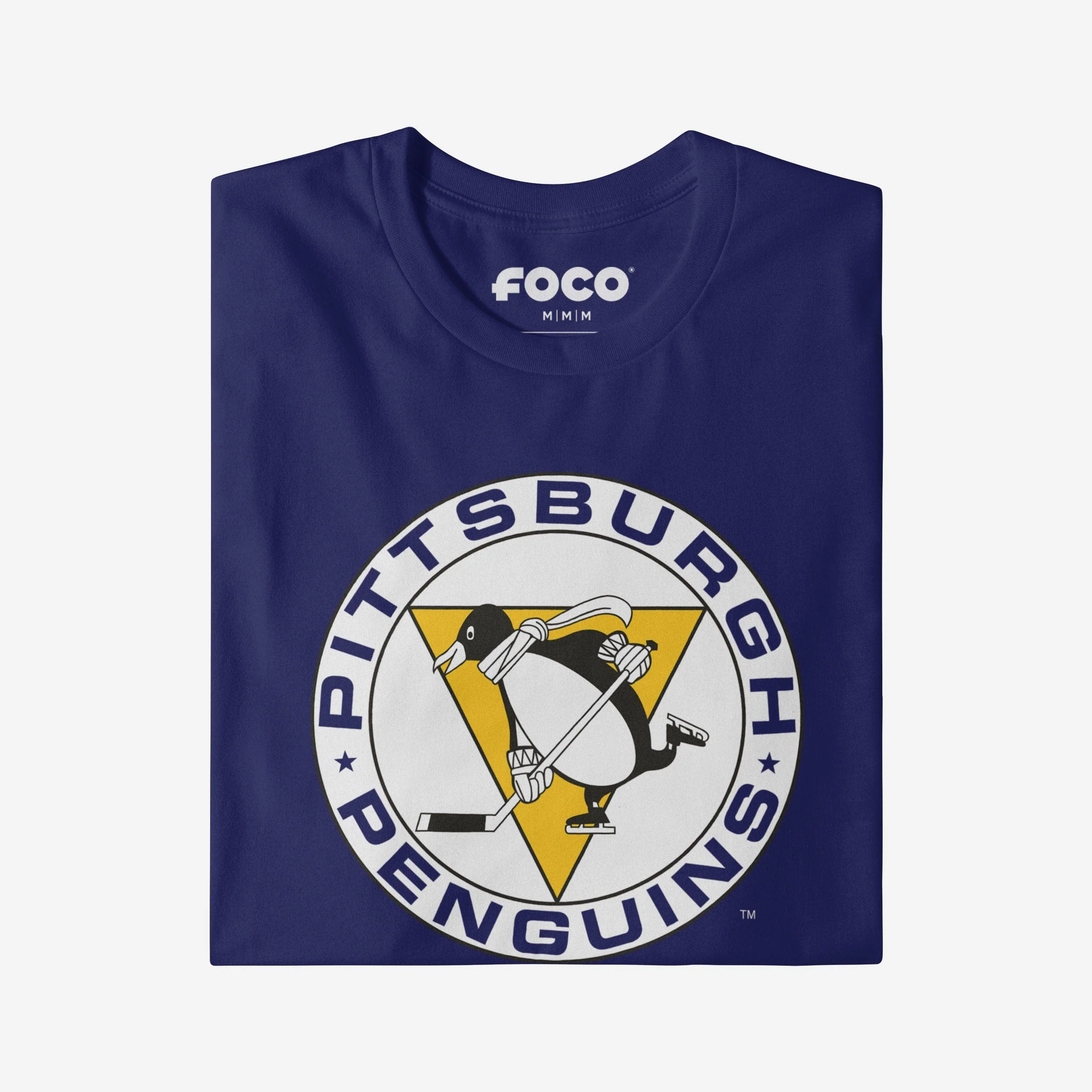 Pittsburgh Penguins 1967 Retro Logo T-Shirt - Image 6