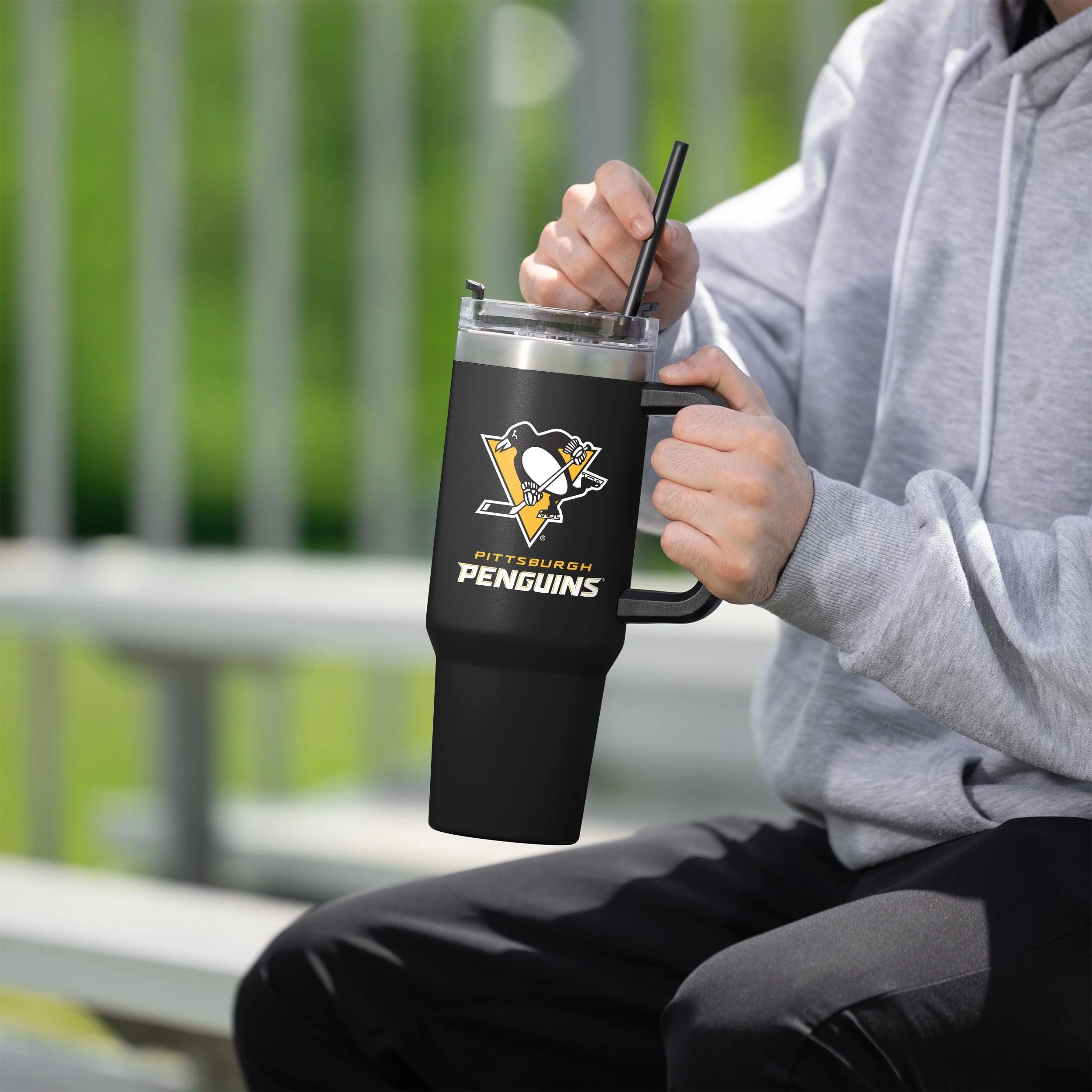 Pittsburgh Penguins 40 oz XL Tumbler - Image 4