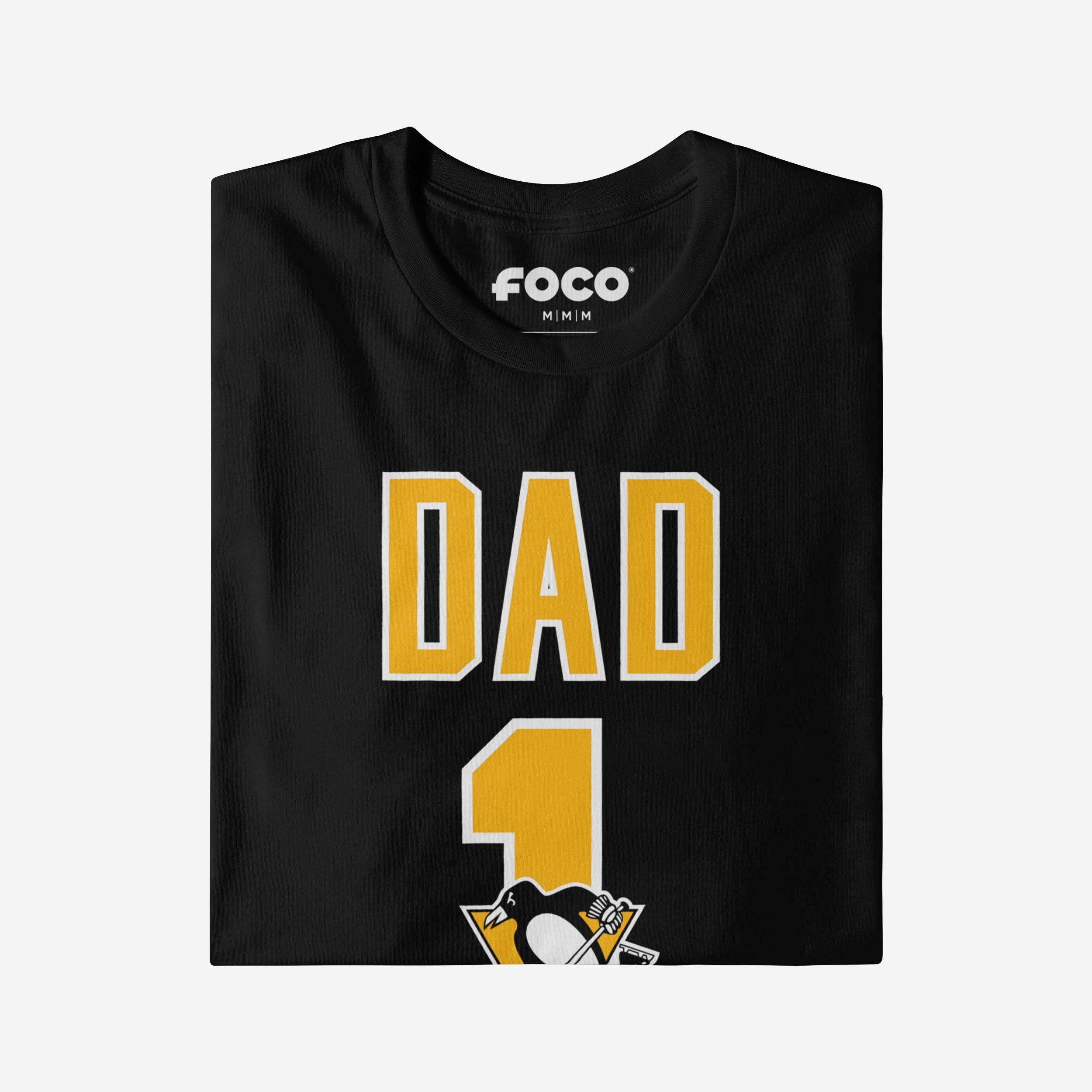 Pittsburgh Penguins Number 1 Dad T-Shirt - Image 3