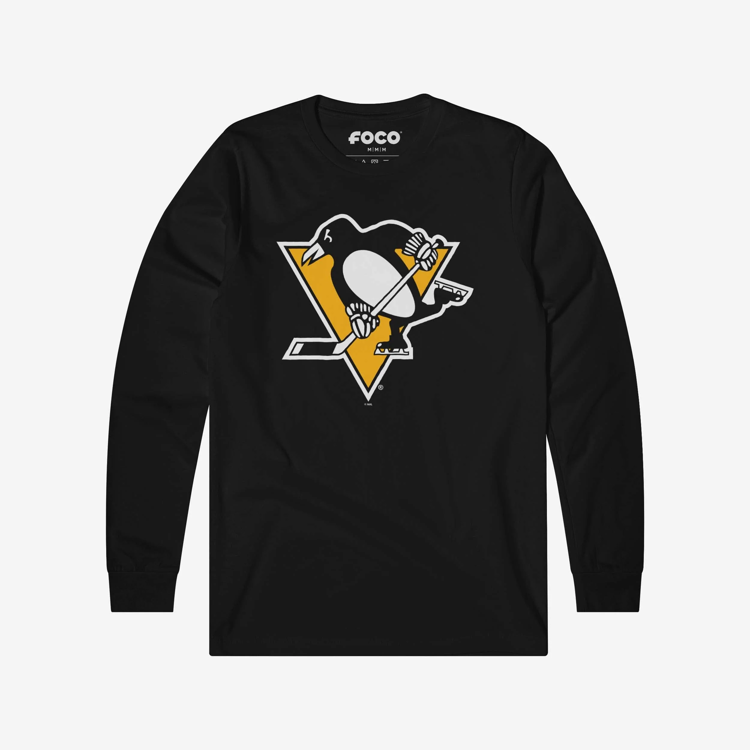 Pittsburgh Penguins Primary Logo Long Sleeve T-Shirt
