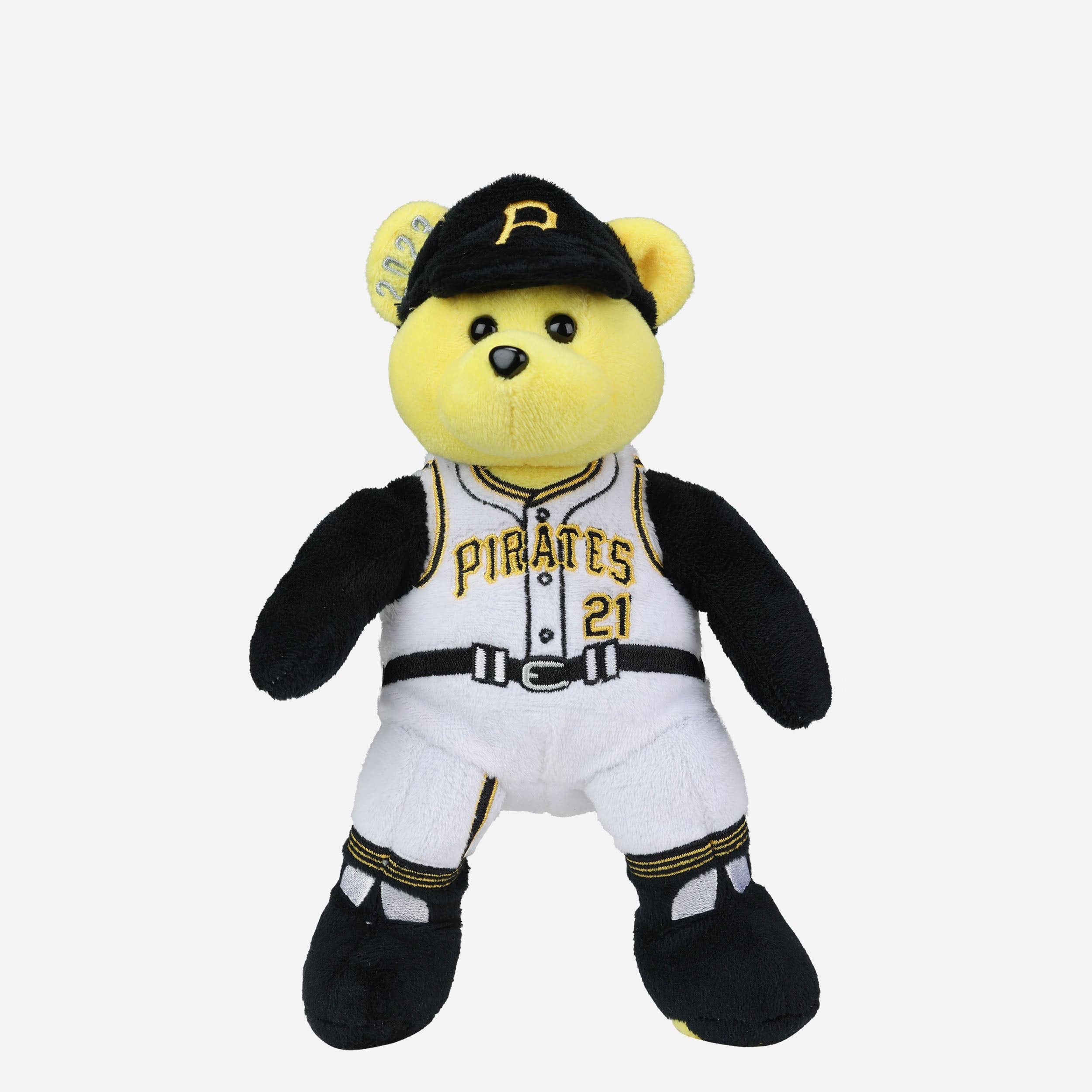 Pittsburgh Pirates 2023 Roberto Clemente Day Team Beans Commemorative Embroidered Bear
