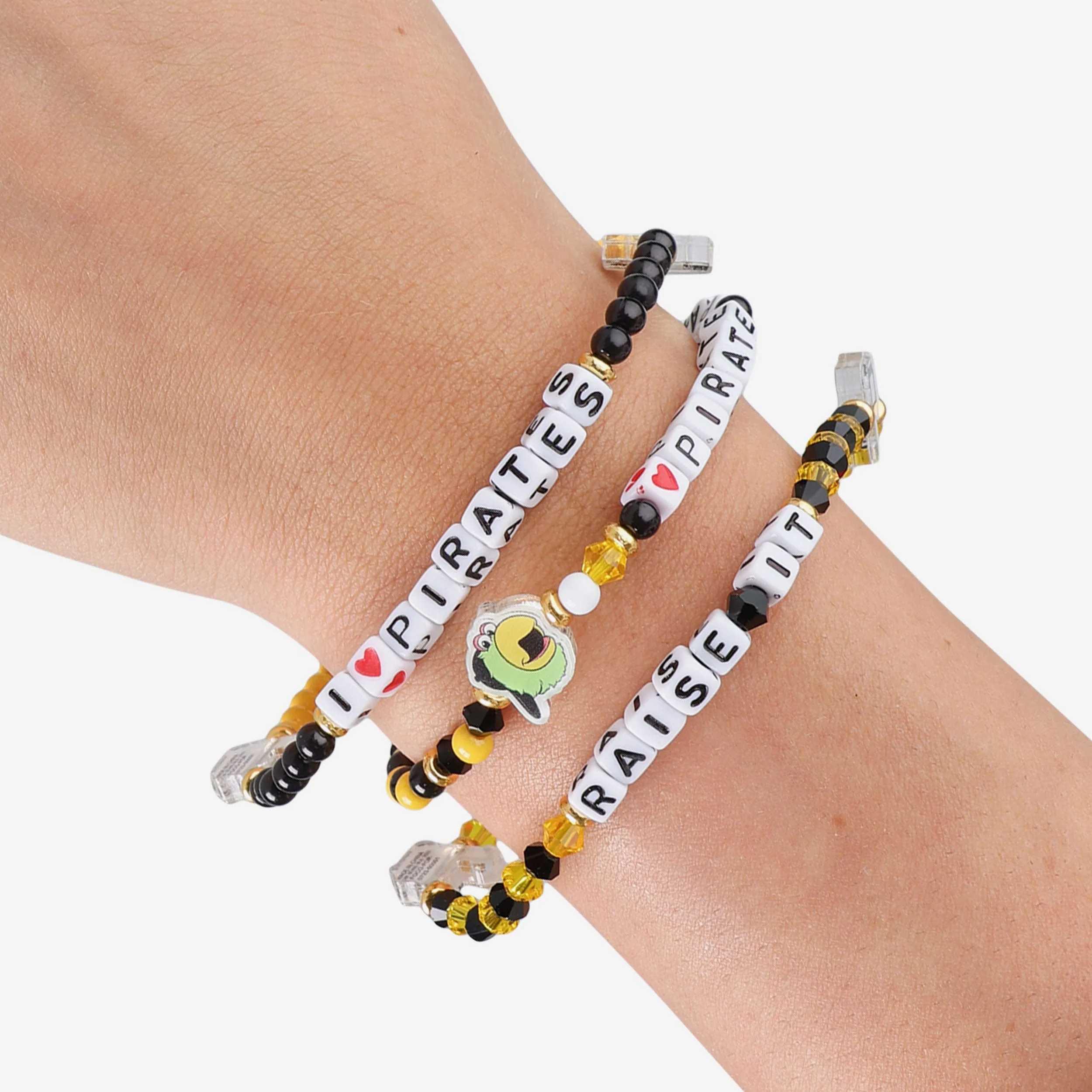 Pittsburgh Pirates 3 Pack Friendship Bracelet - Image 4
