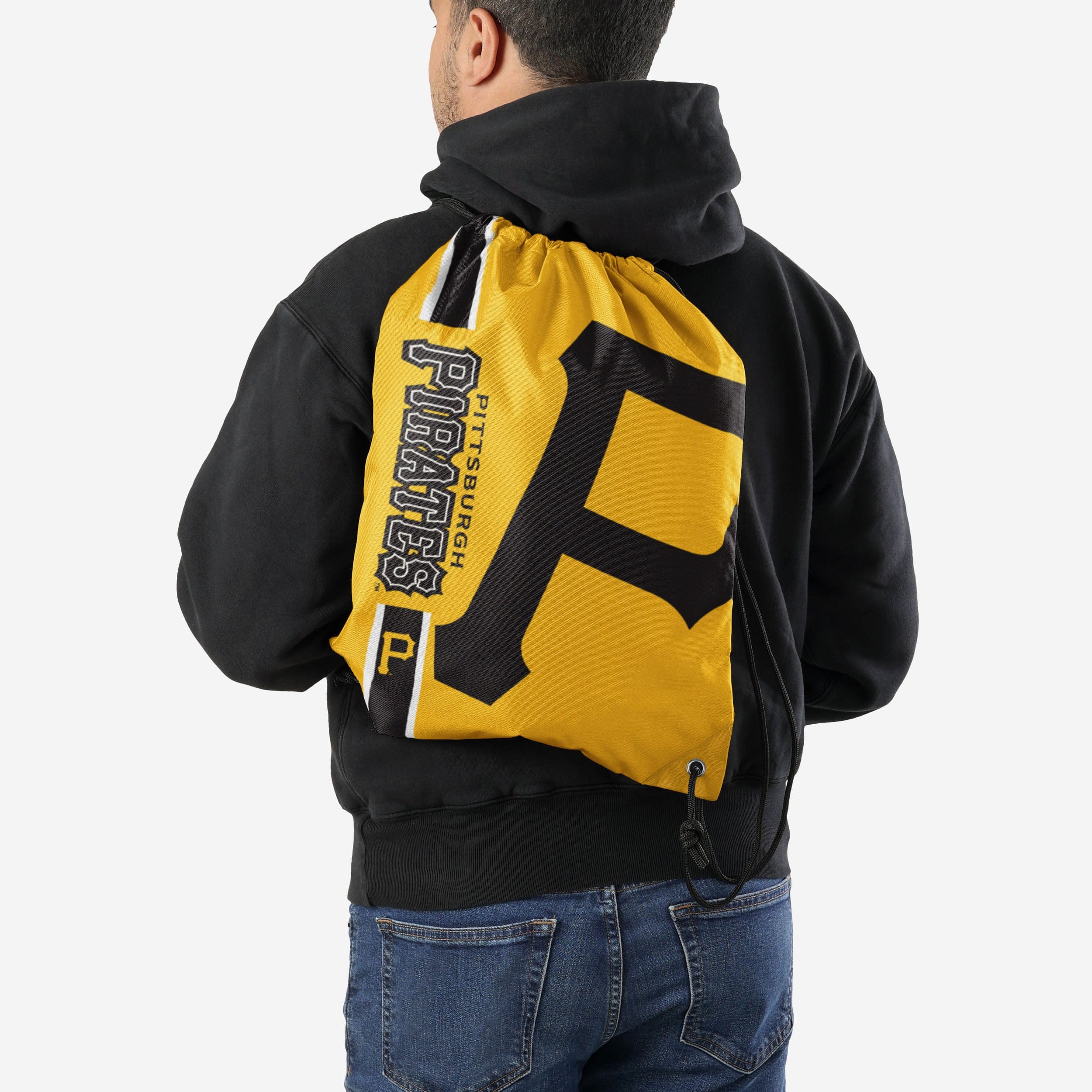 Pittsburgh Pirates Big Logo Drawstring Backpack - Image 2