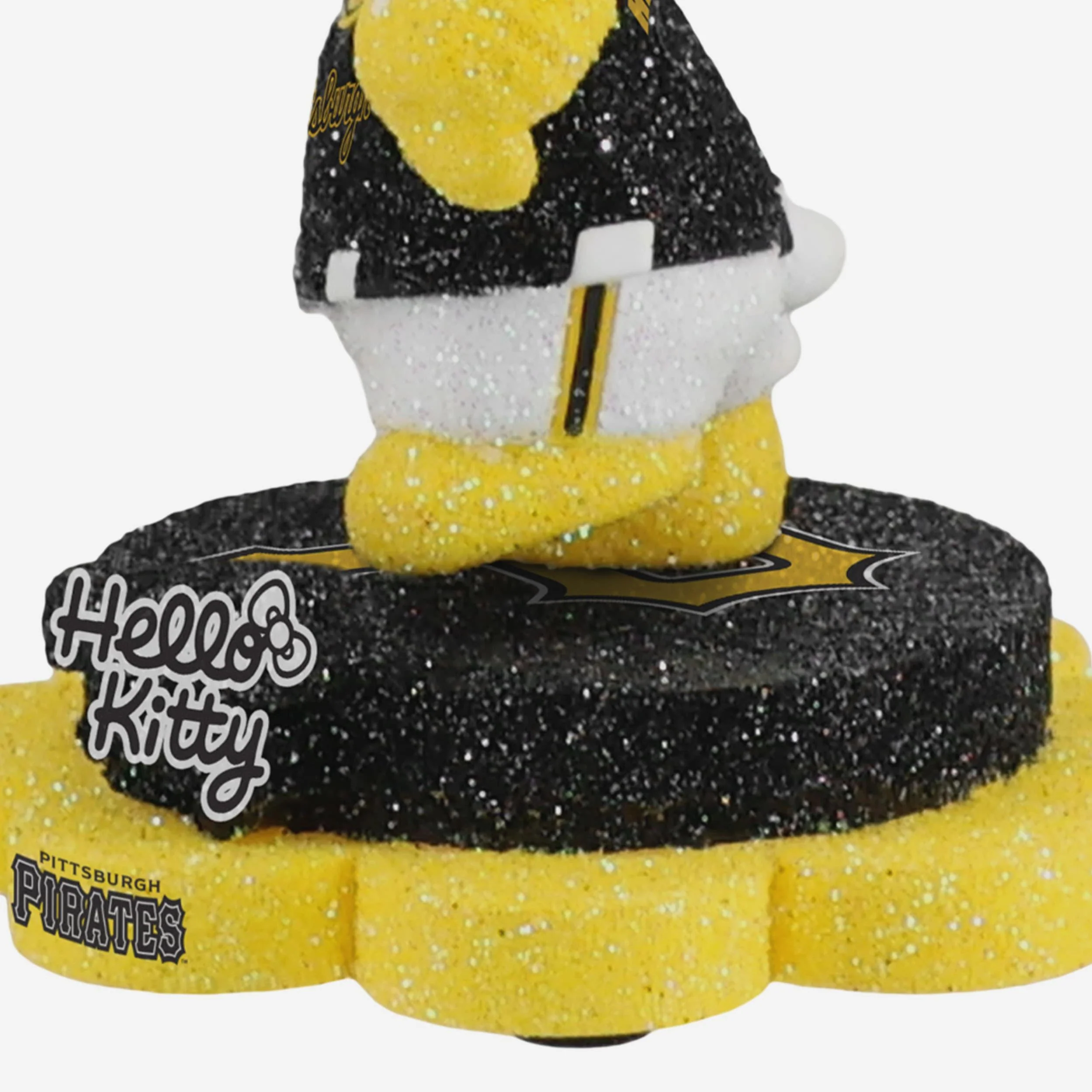 Pittsburgh Pirates Hello Kitty® Glitter Mini Bobblehead - Image 3