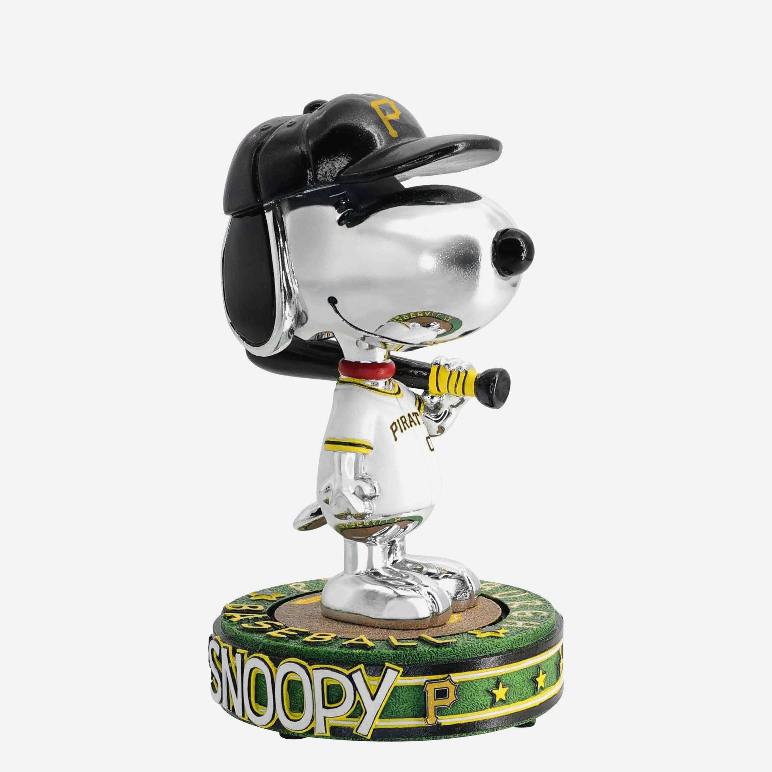 Pittsburgh Pirates Snoopy Peanuts Electroplated Bighead Bobblehead - Image 4