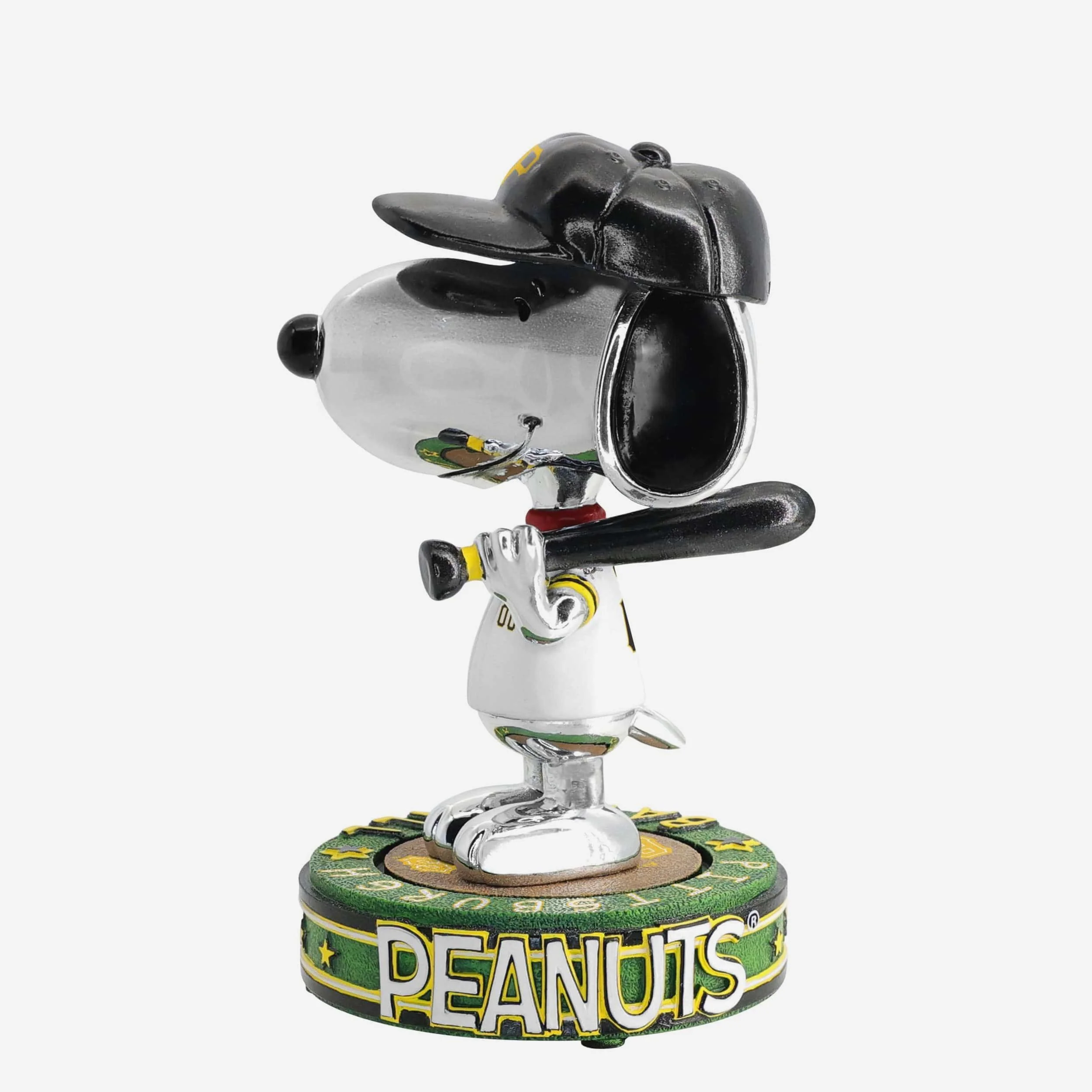 Pittsburgh Pirates Snoopy Peanuts Electroplated Bighead Bobblehead - Image 5