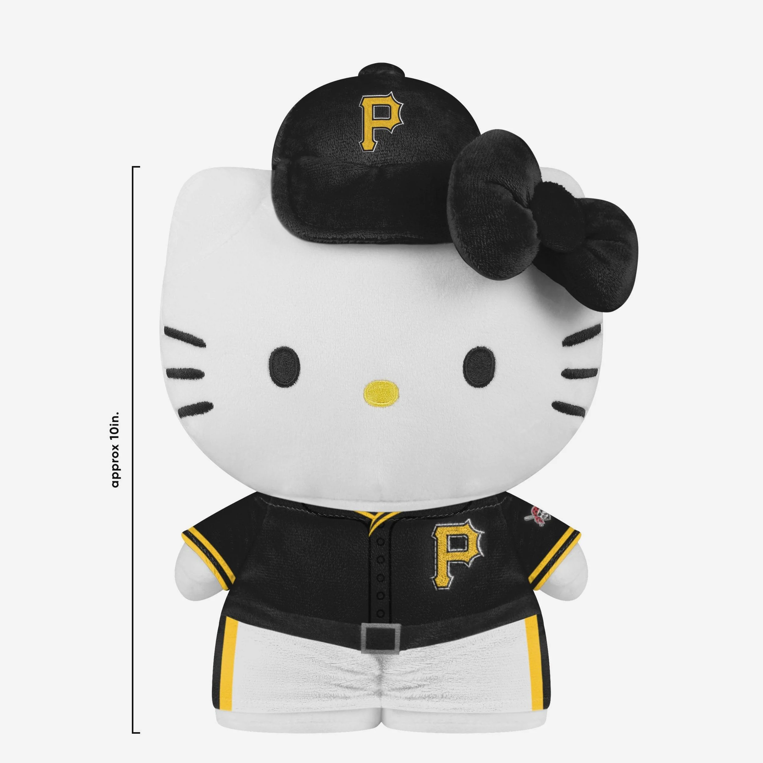 Pittsburgh Pirates Team Color Bow Hello Kitty® Jersey Plush - Image 2