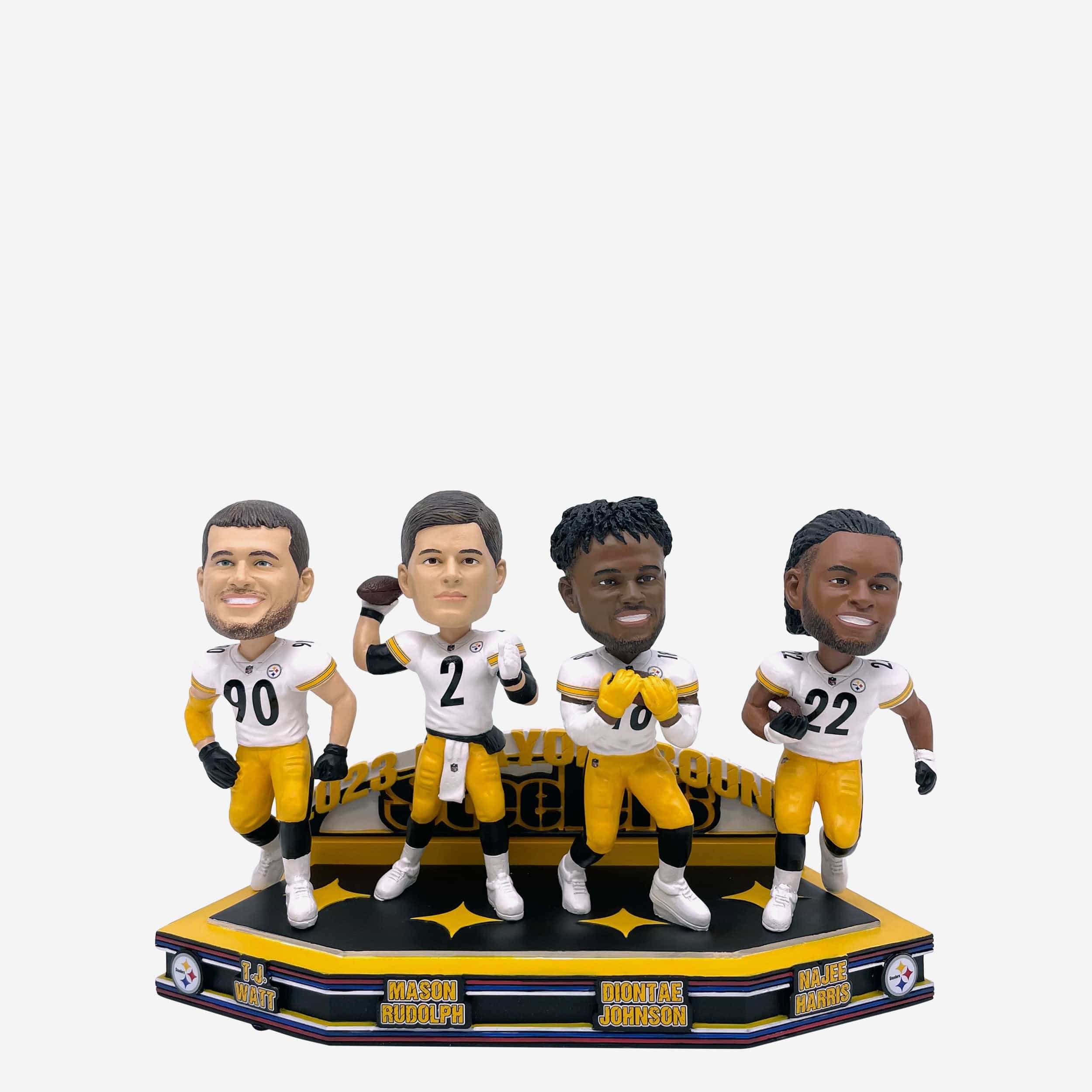 Pittsburgh Steelers 2023 Playoff-Bound Mini Bobblehead Scene