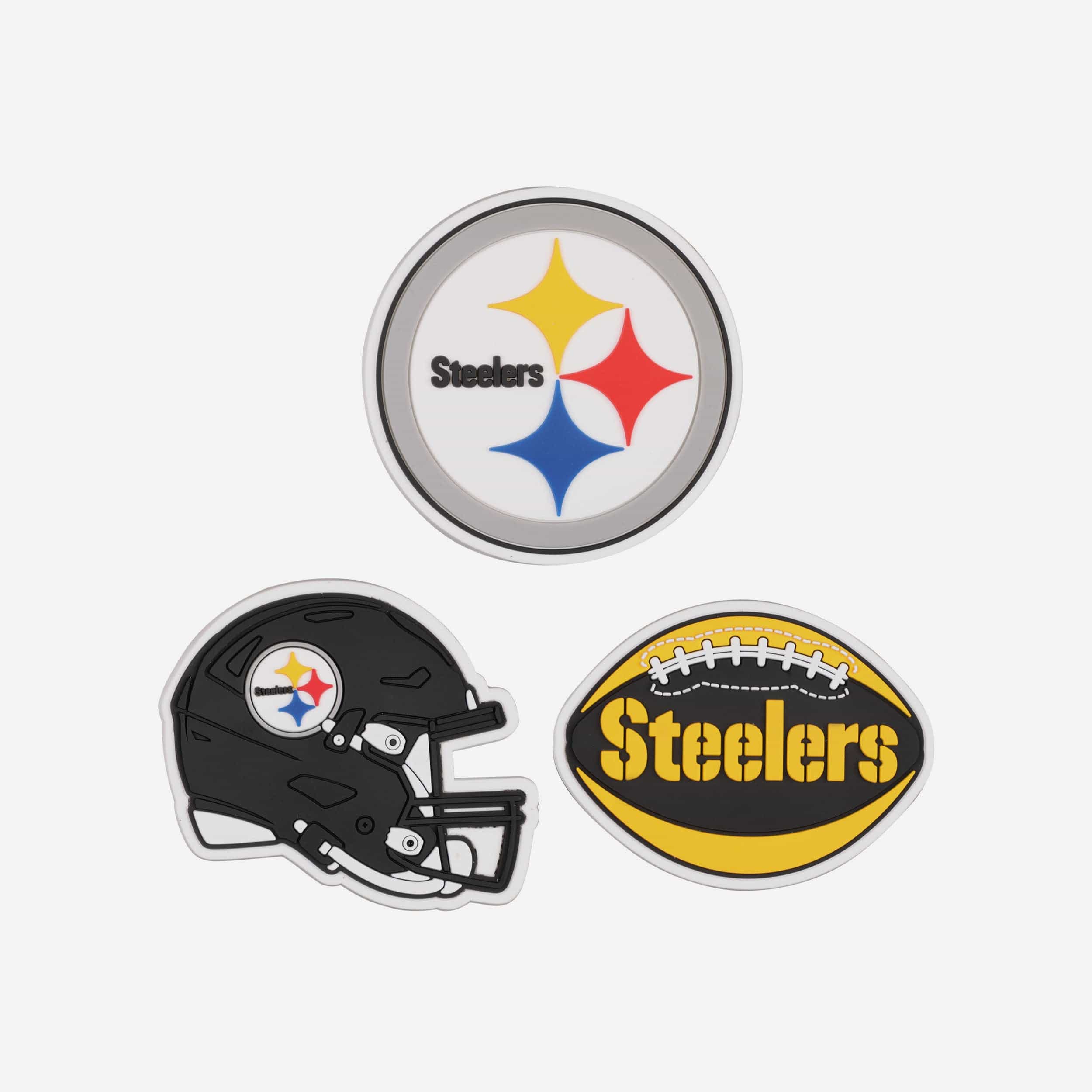 Pittsburgh Steelers 3 Pack Tailgate Tote Charms
