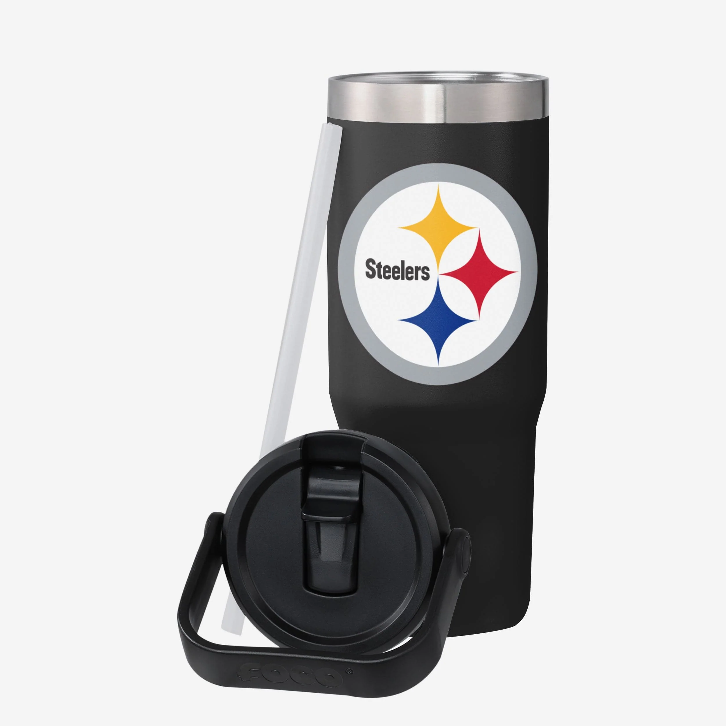 Pittsburgh Steelers 30 oz Straw Tumbler - Image 3