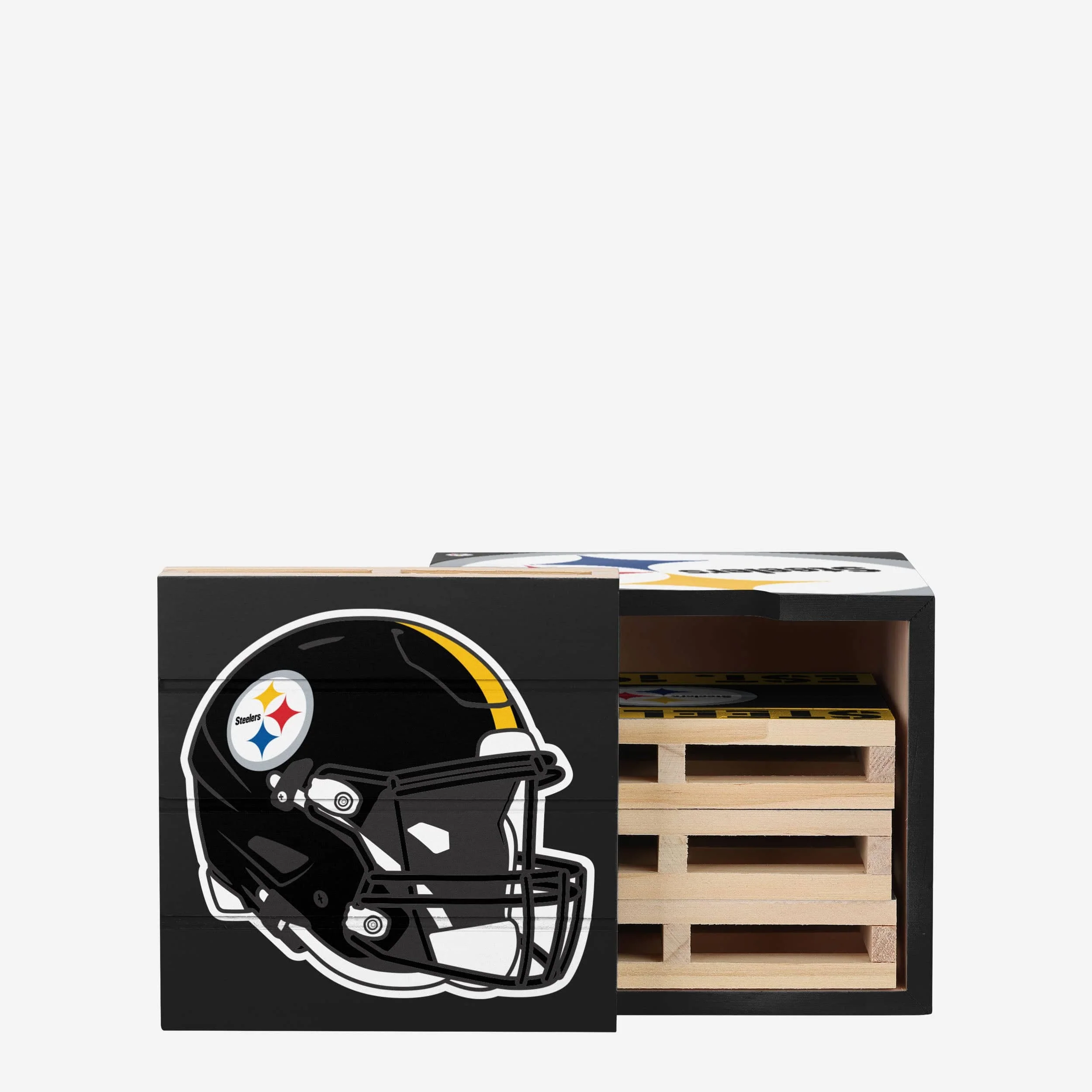 Pittsburgh Steelers 4 Pack Pallet Coaster Set
