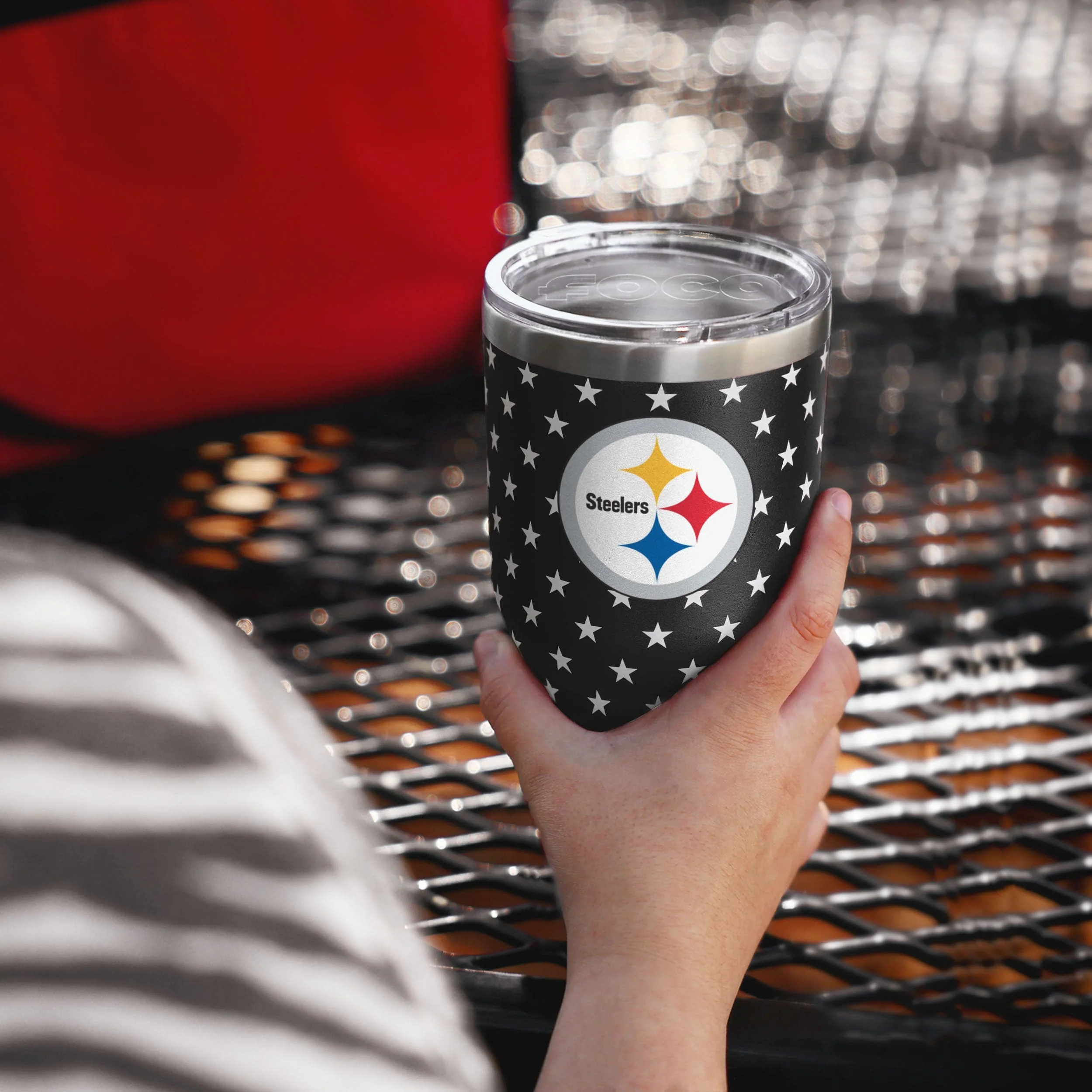 Pittsburgh Steelers Americana Team Logo 30 oz Tumbler - Image 3