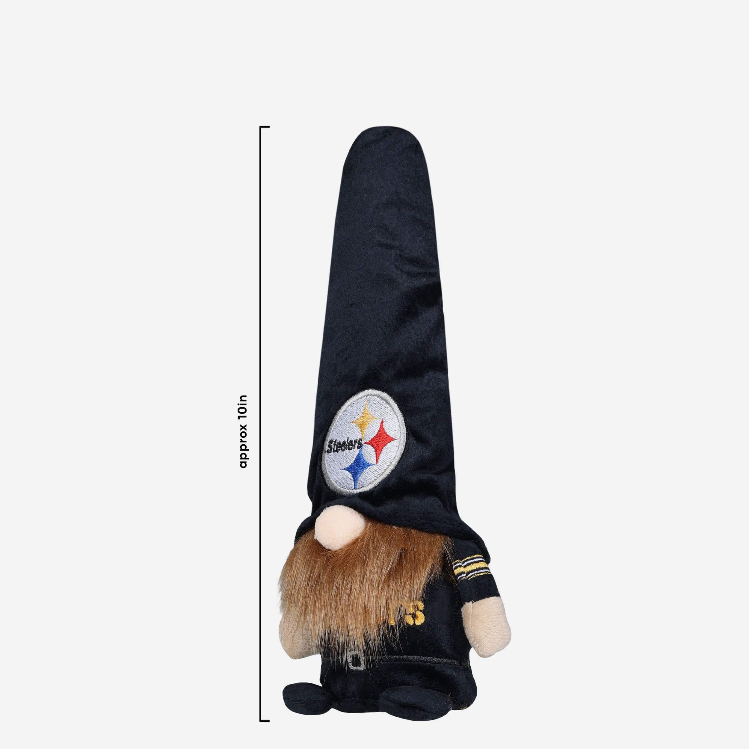 Pittsburgh Steelers Bearded Stocking Cap Plush Gnome - Image 2
