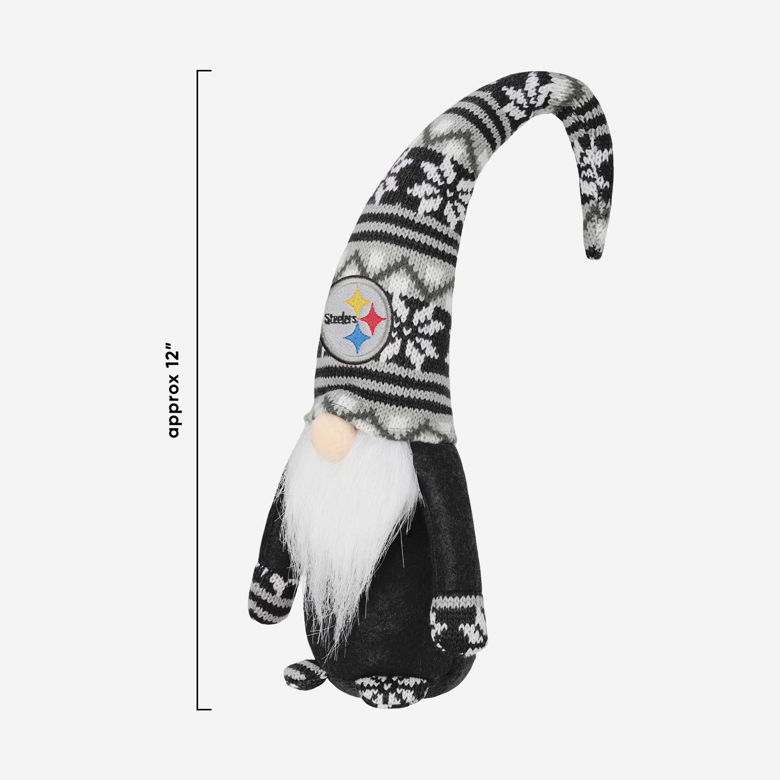Pittsburgh Steelers Bent Hat Plush Gnome - Image 3