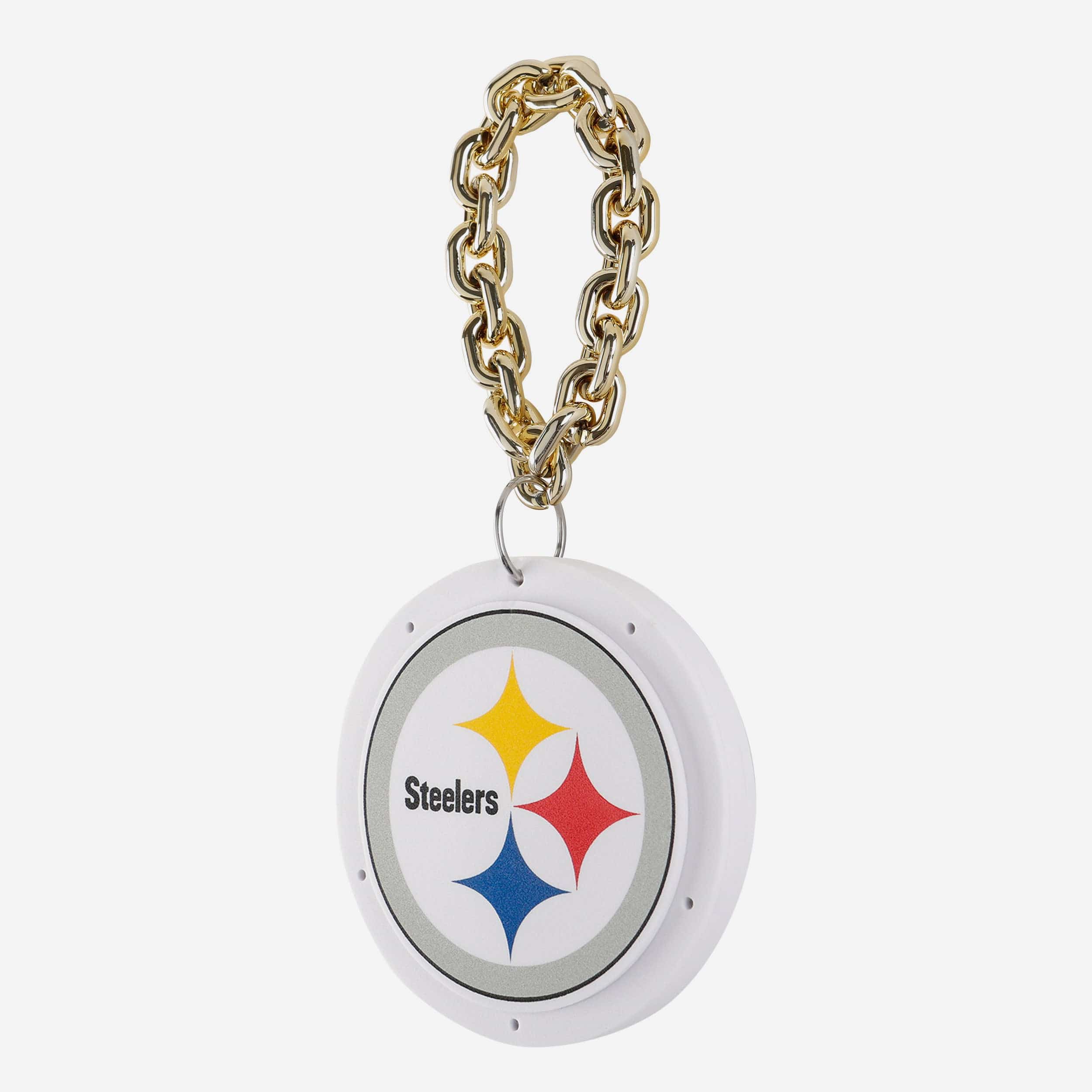 Pittsburgh Steelers Big Logo Light Up Chain Ornament - Image 2