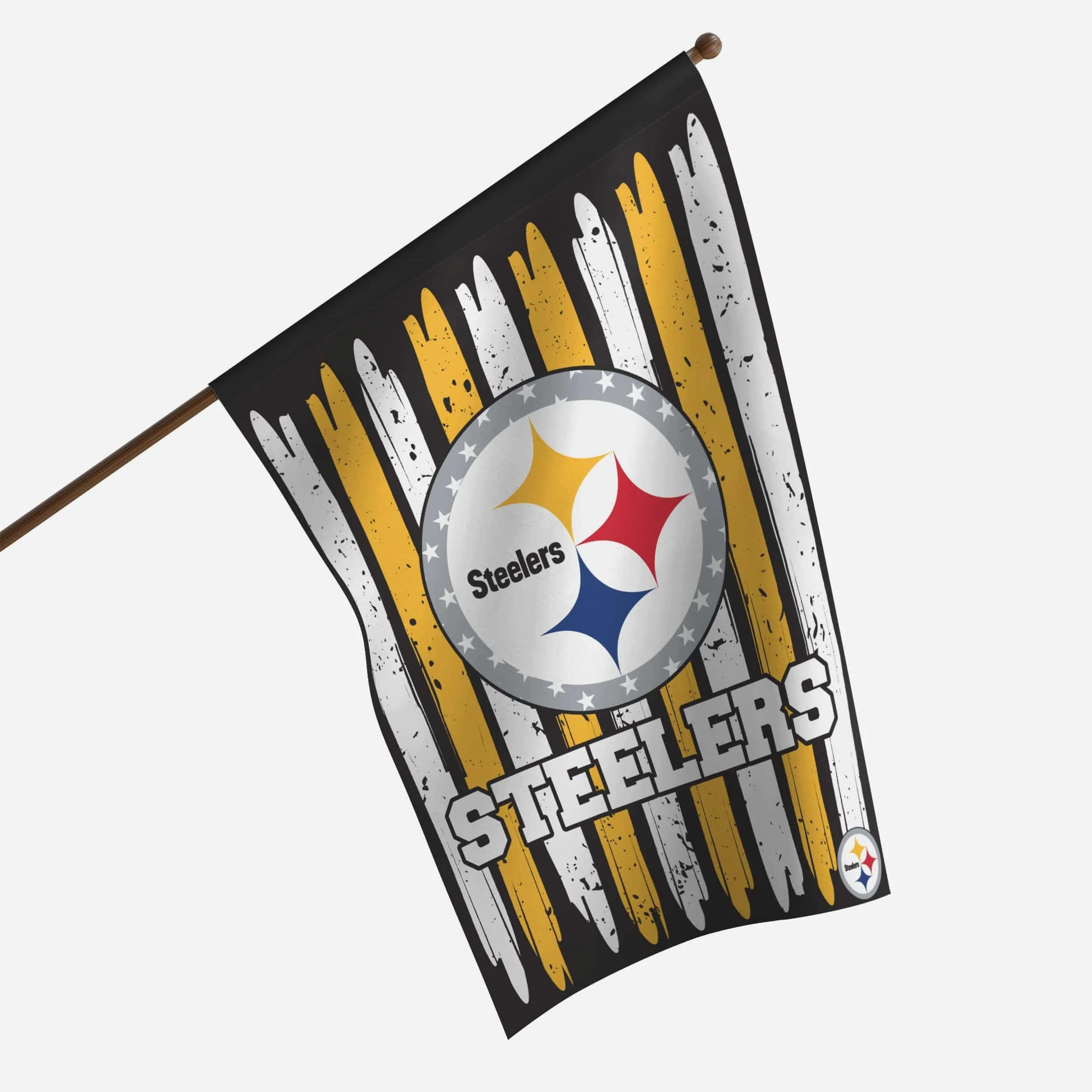 Pittsburgh Steelers Brushstroke Americana Vertical Flag