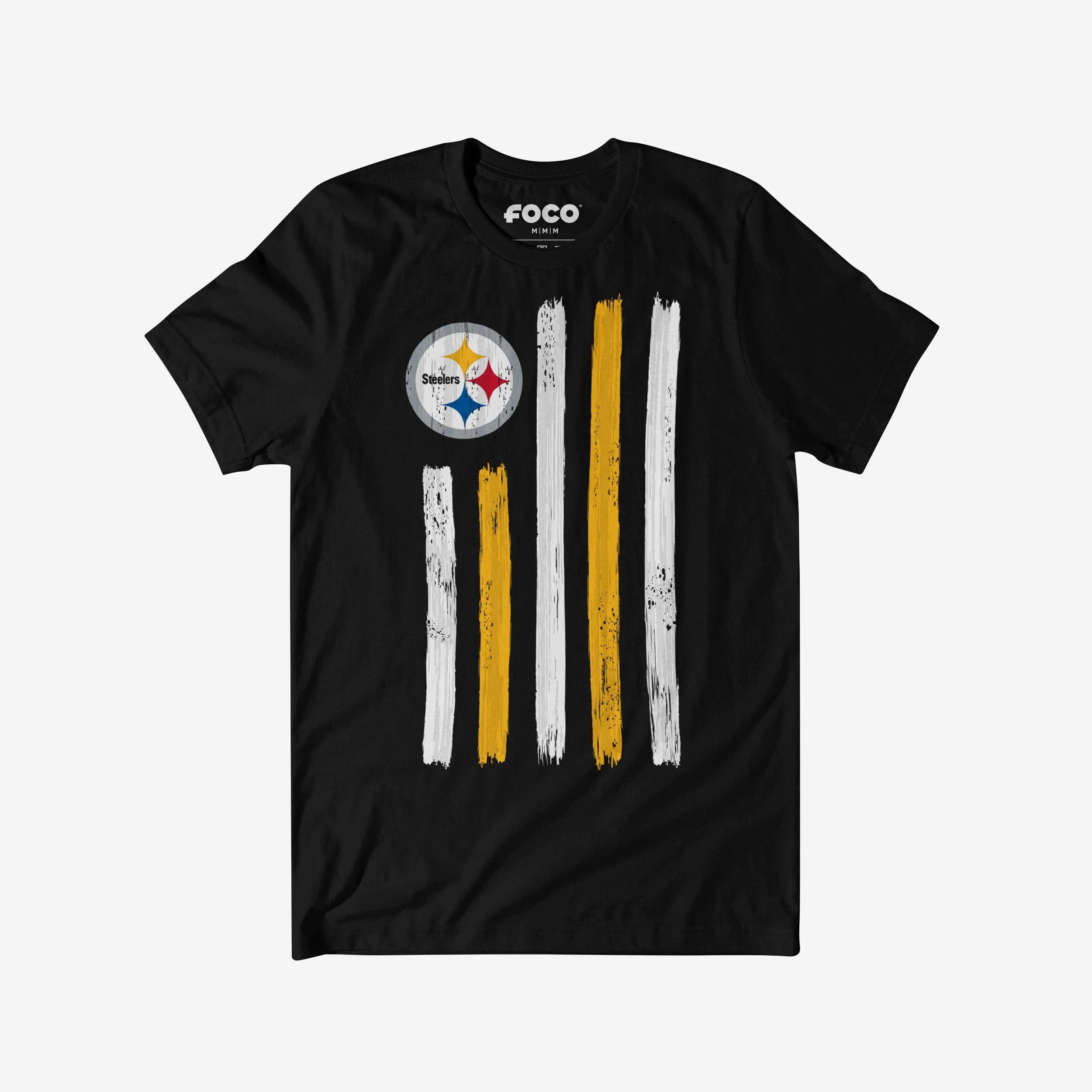 Pittsburgh Steelers Brushstroke Flag T-Shirt